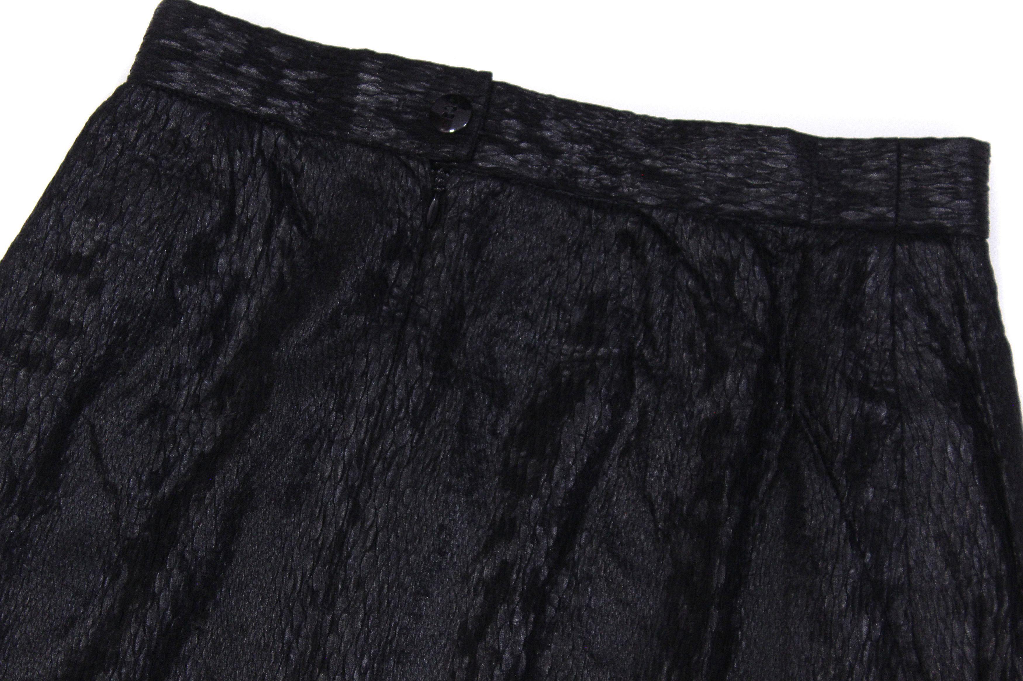 Escada 90S "Scales" Skirt Vintage Size 25" / US 0 / IT 36 - 4 Thumbnail