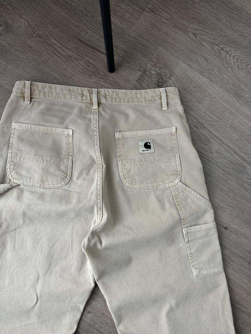 Carhartt Vintage Carhartt WIP Women’s Pierce Straight Beige Pants Size 27" / US 4 / IT 40 - 6 Thumbnail