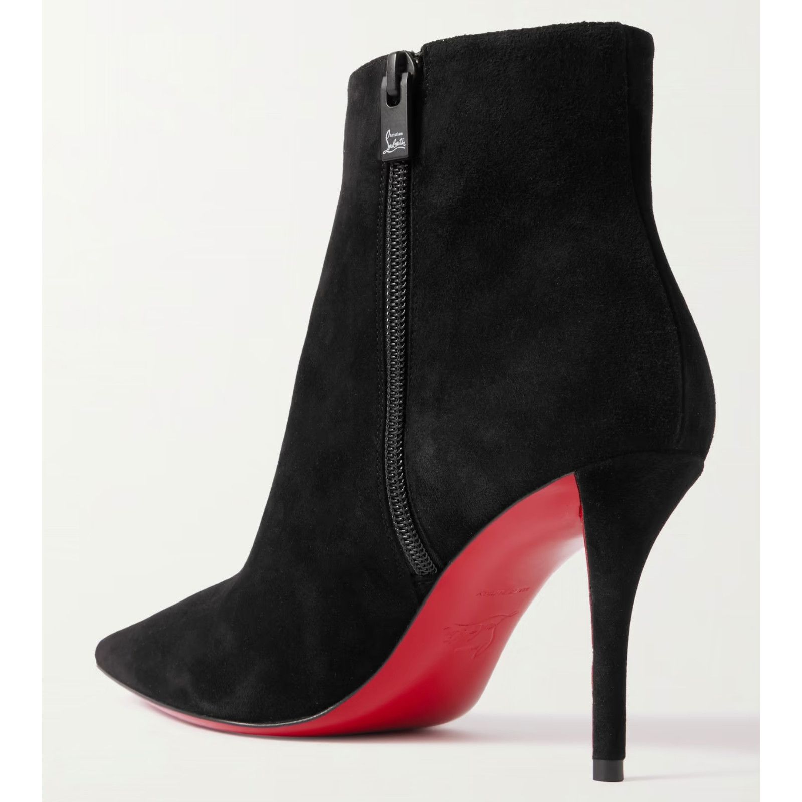 Christian Louboutin Christian Louboutin So Apostropha Booty 80 Black Suede Size US 5 / IT 35 - 13 Thumbnail