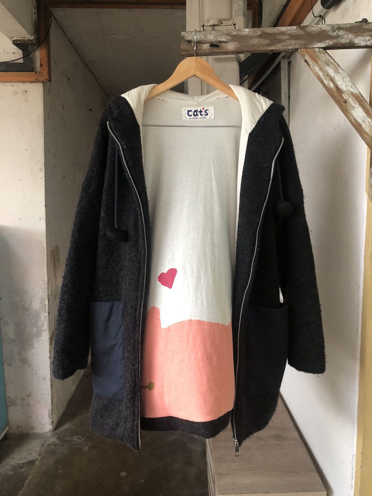 Issey Miyake Tumori Chisato by Issey Miyake Soft Wool Gothic Long Jacket Size L / US 10 / IT 46 - 1 Thumbnail