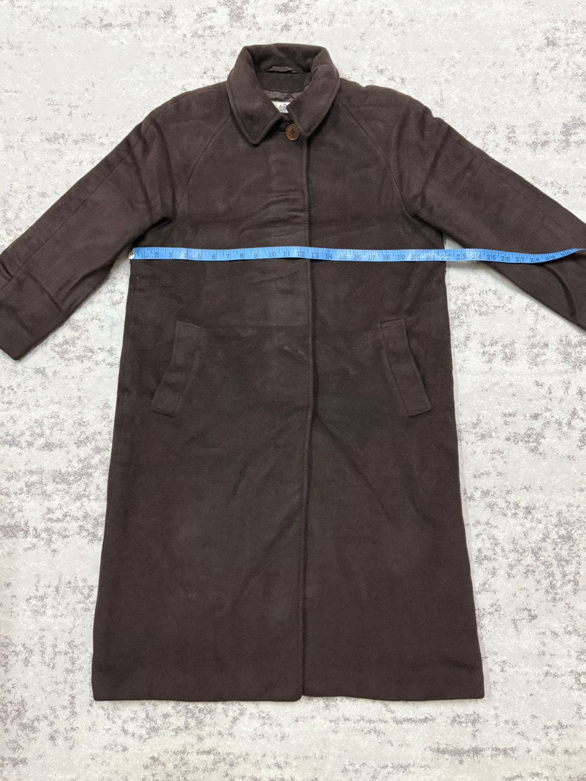Aquascutum Aquascutum Made In England Wool Long Coat Jacket Brown Size US M / EU 48-50 / 2 - 14 Thumbnail