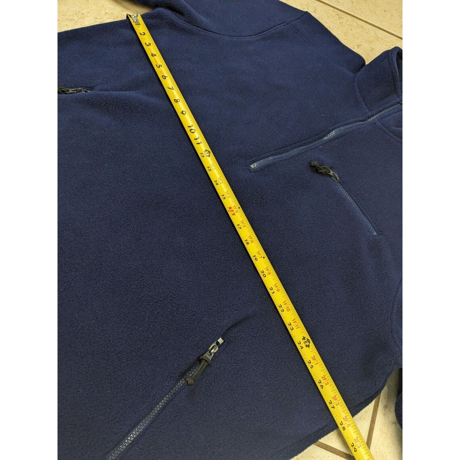 L.L. Bean Vtg LL Bean 1/4 Zip Fleece Jacket Sweater Pullover XL Blue Size US XL / EU 56 / 4 - 9 Thumbnail