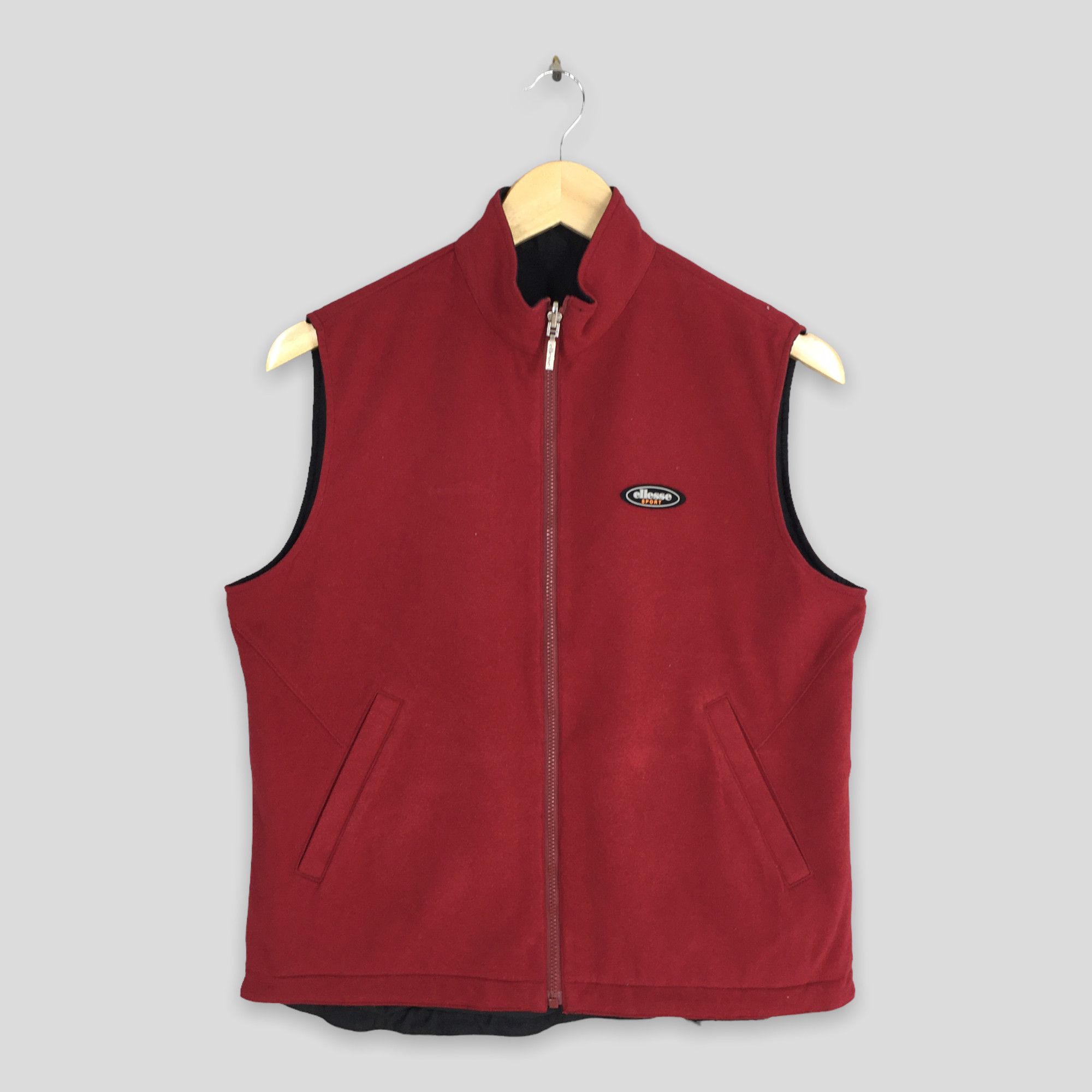 Ellesse Vintage 90's Ellesse Reversible Vest Jacket Medium Size US M / EU 48-50 / 2 - 1 Thumbnail