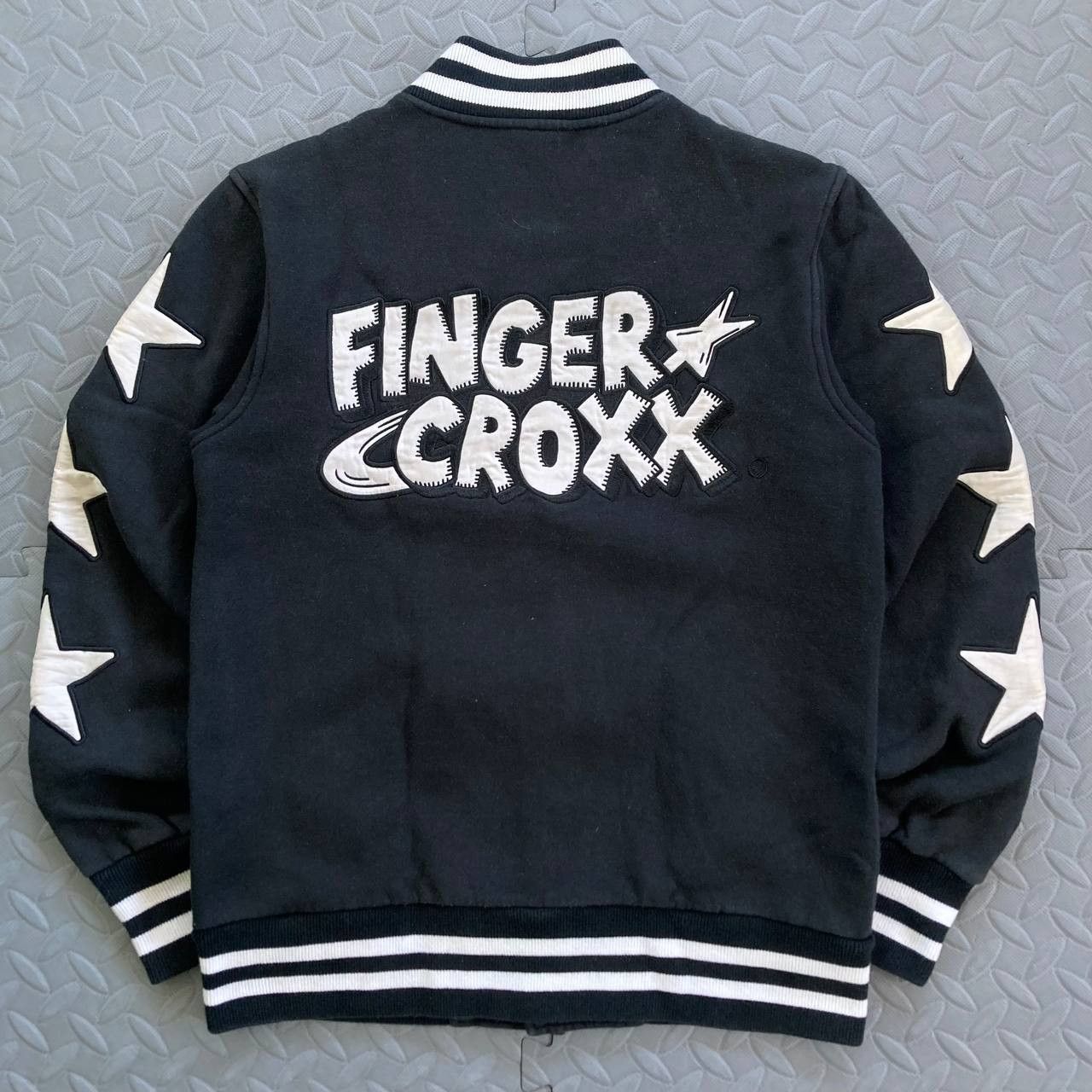 Fingercroxx City Star Patch Sleeves Varsity Jacket Size US XS / EU 42 / 0 - 1 Thumbnail