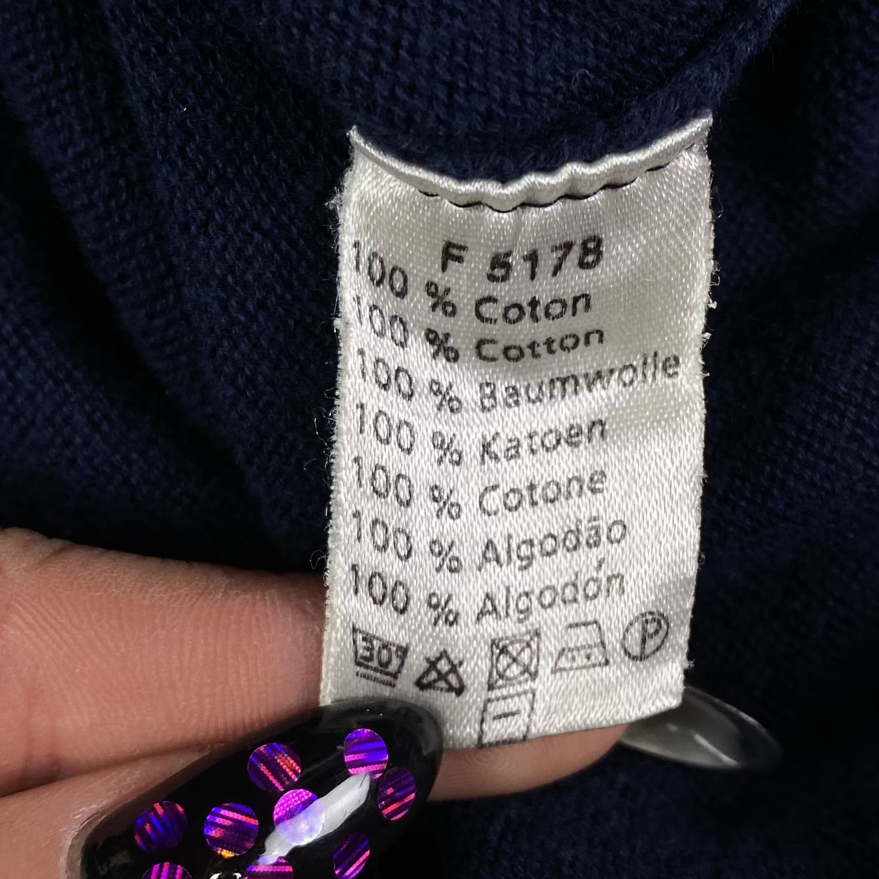 Lacoste × Vintage Mens Jumper Lacoste Vintage V Neck Size L Size US L / EU 52-54 / 3 - 5 Thumbnail