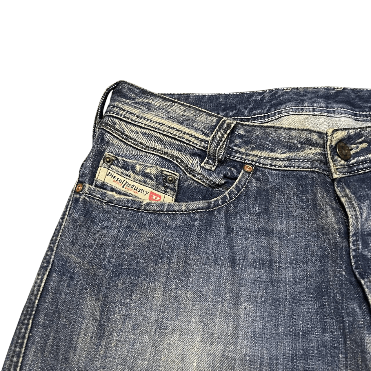 Diesel Vintage Diesel Industry Iakop Regular Slim Tapered Jeans Size US 31 - 6 Thumbnail