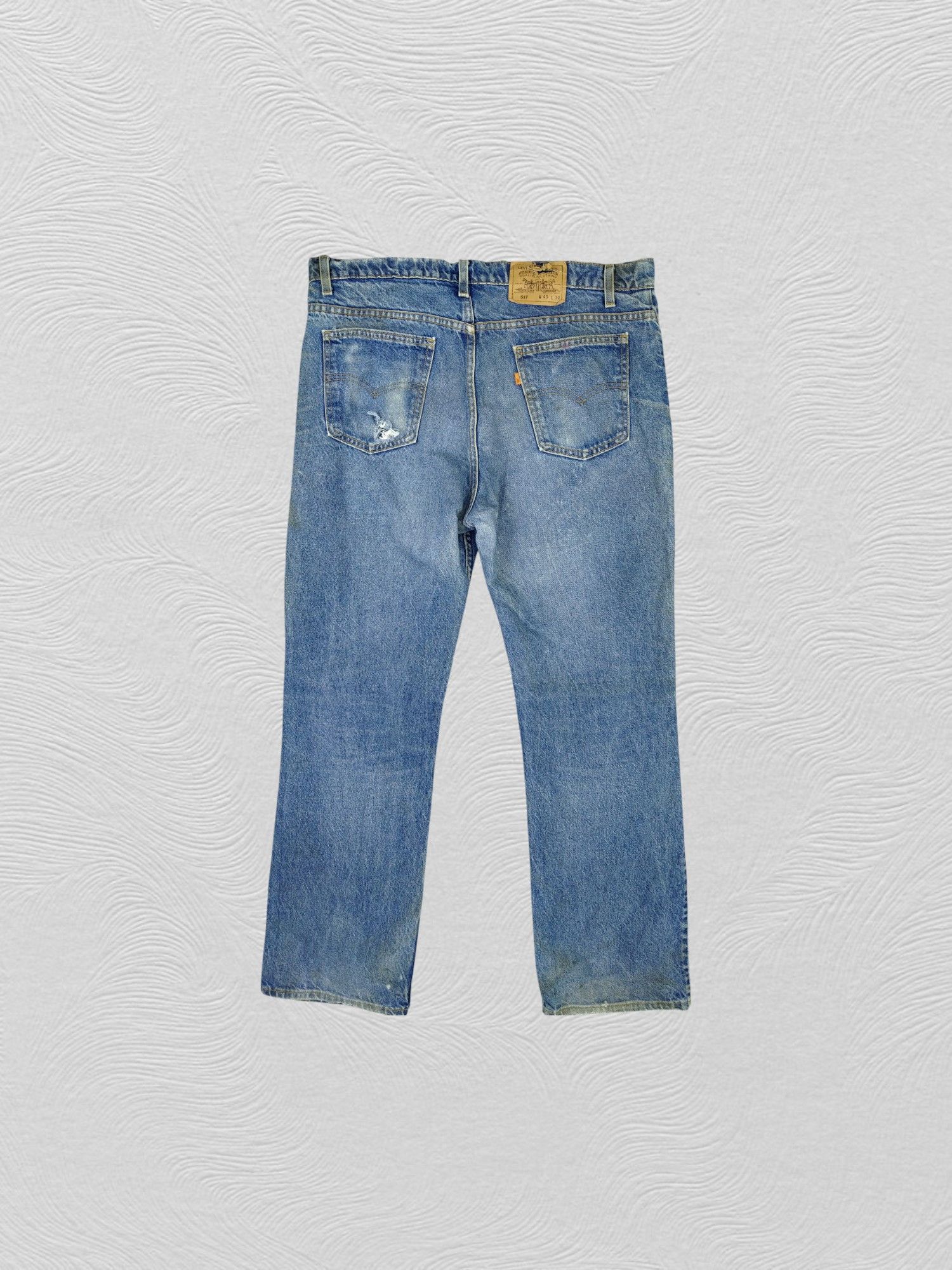 Levi's Rusty Vintage Levi's 517 USA Orange Tab Denim -JN539 Size US 39 - 2 Thumbnail