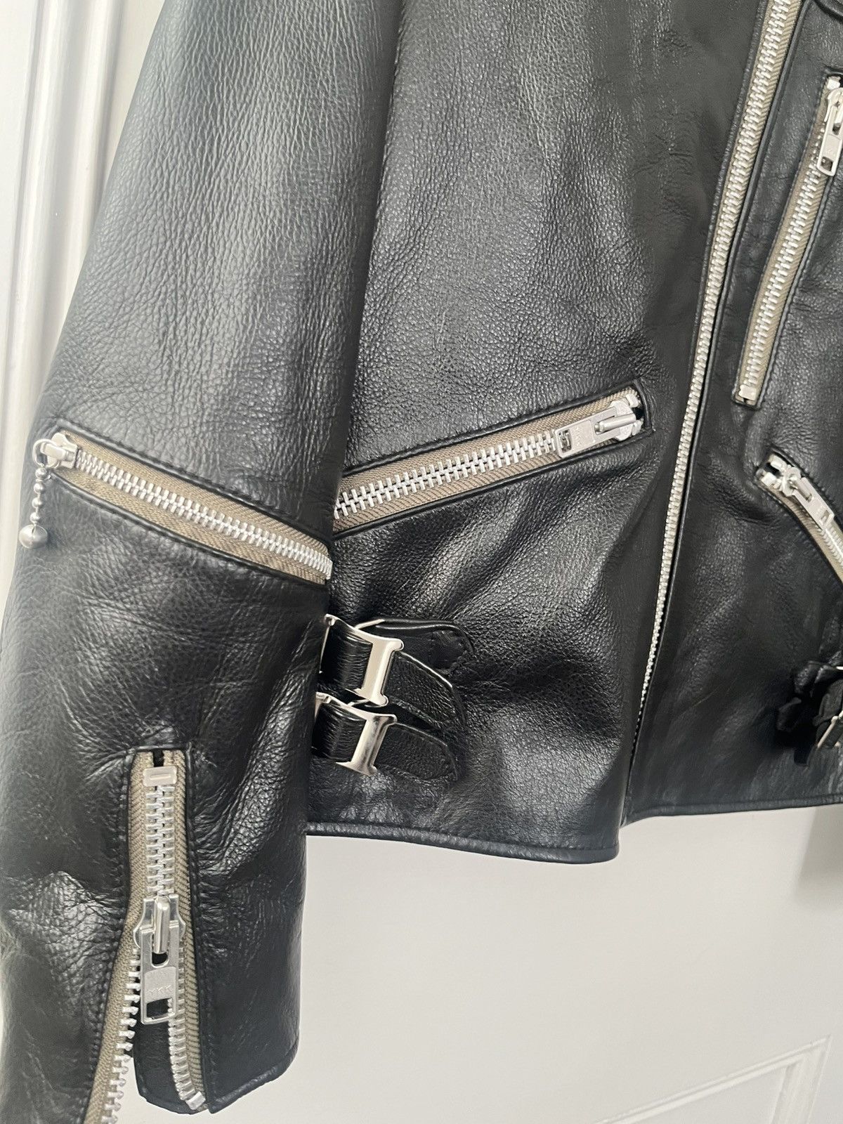 Lewis Leathers Fuudobrain multi zip leather jacket Size US M / EU 48-50 / 2 - 7 Thumbnail