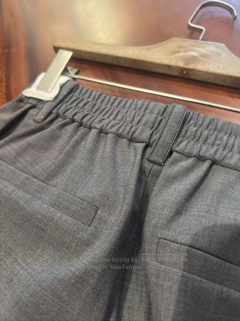 Brunello Cucinelli Brunello Cucinelli Studded Casual Trousers Size 26" / US 2 / IT 38 - 6 Thumbnail