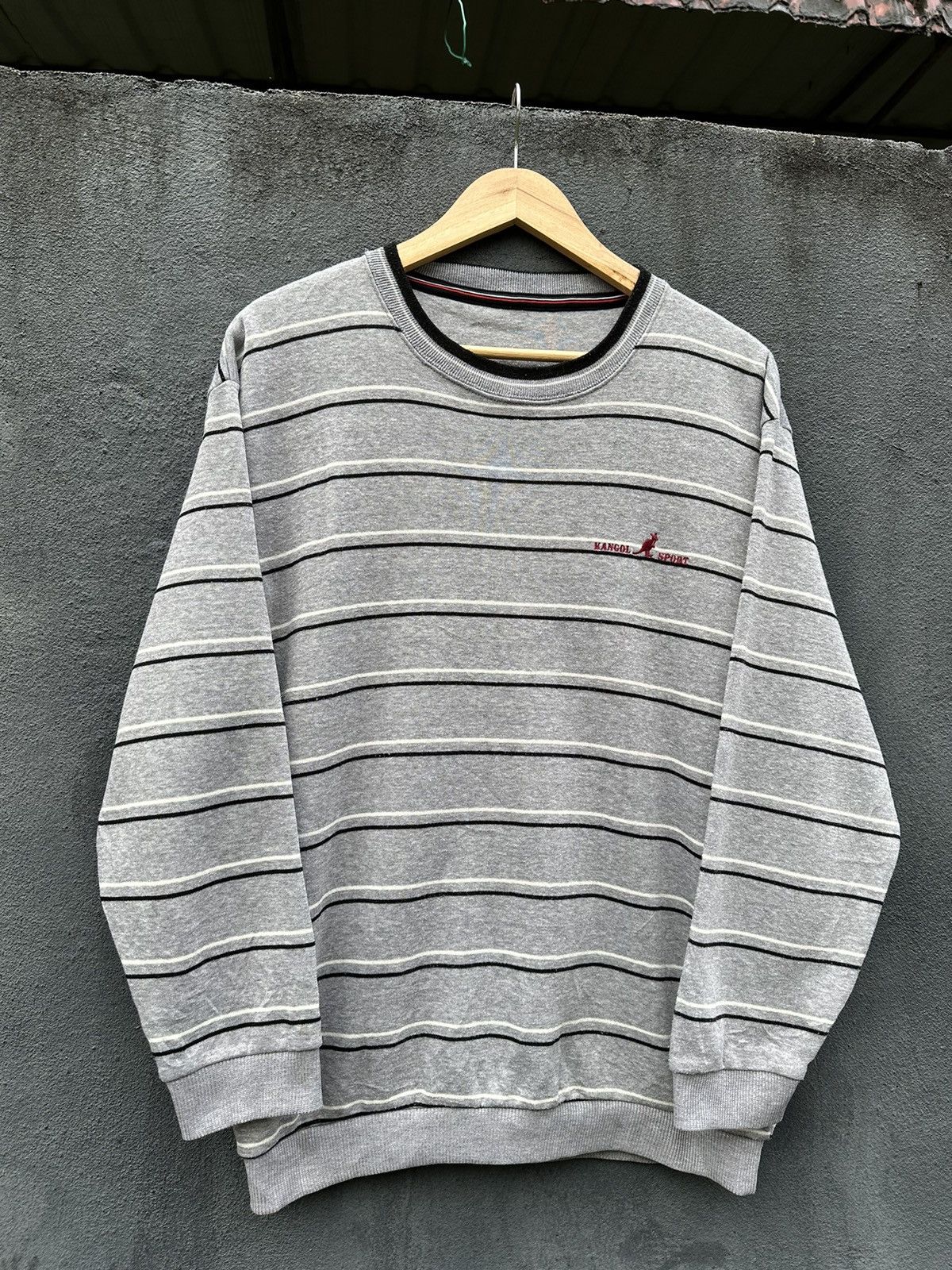 Kangol Vintage Kangol Striped Crewneck Size US M / EU 48-50 / 2 - 3 Thumbnail