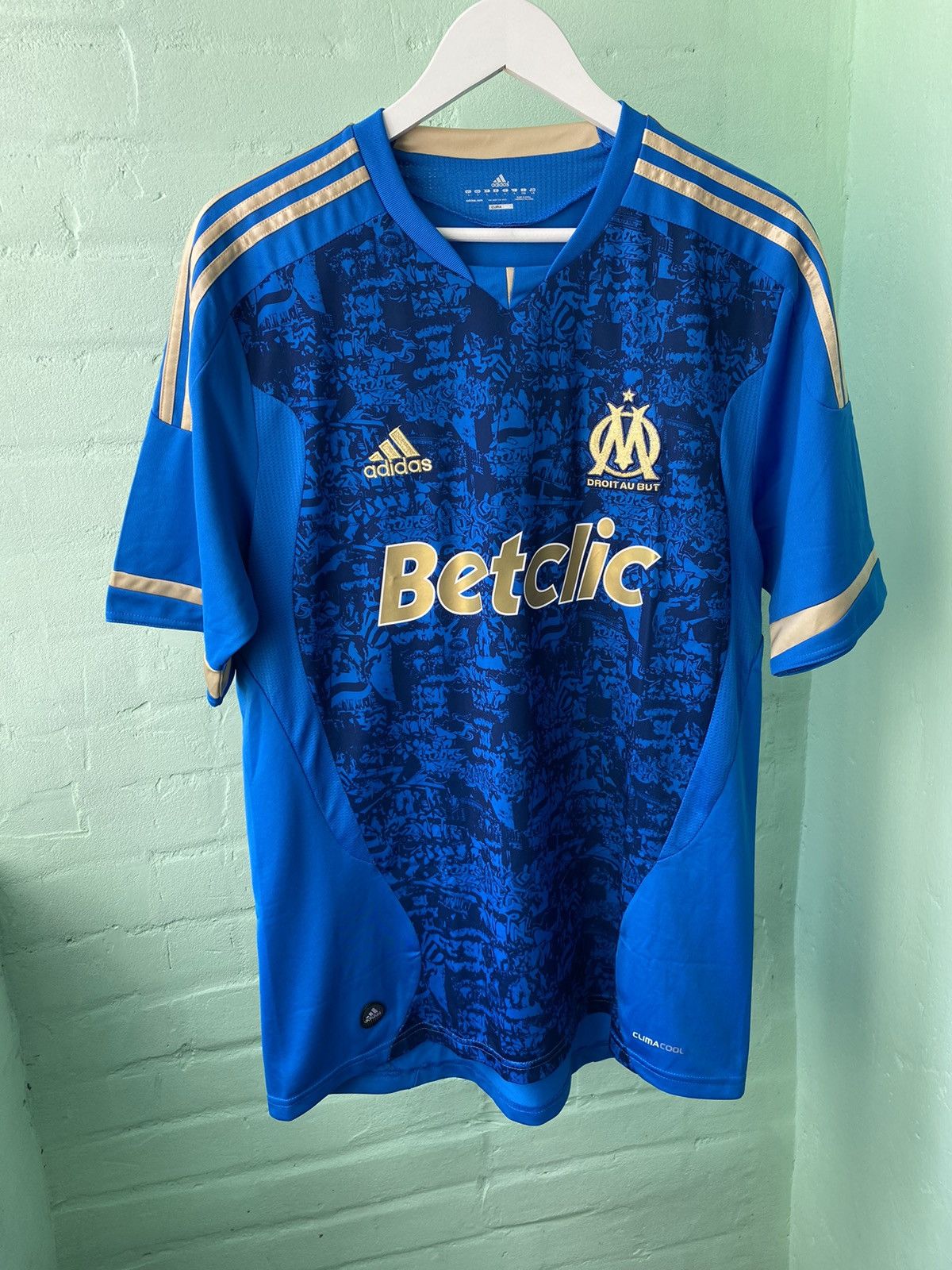 Adidas Olympique Marseille Adidas Soccer Jersey 2011/2012 Football Size US L / EU 52-54 / 3 - 3 Thumbnail