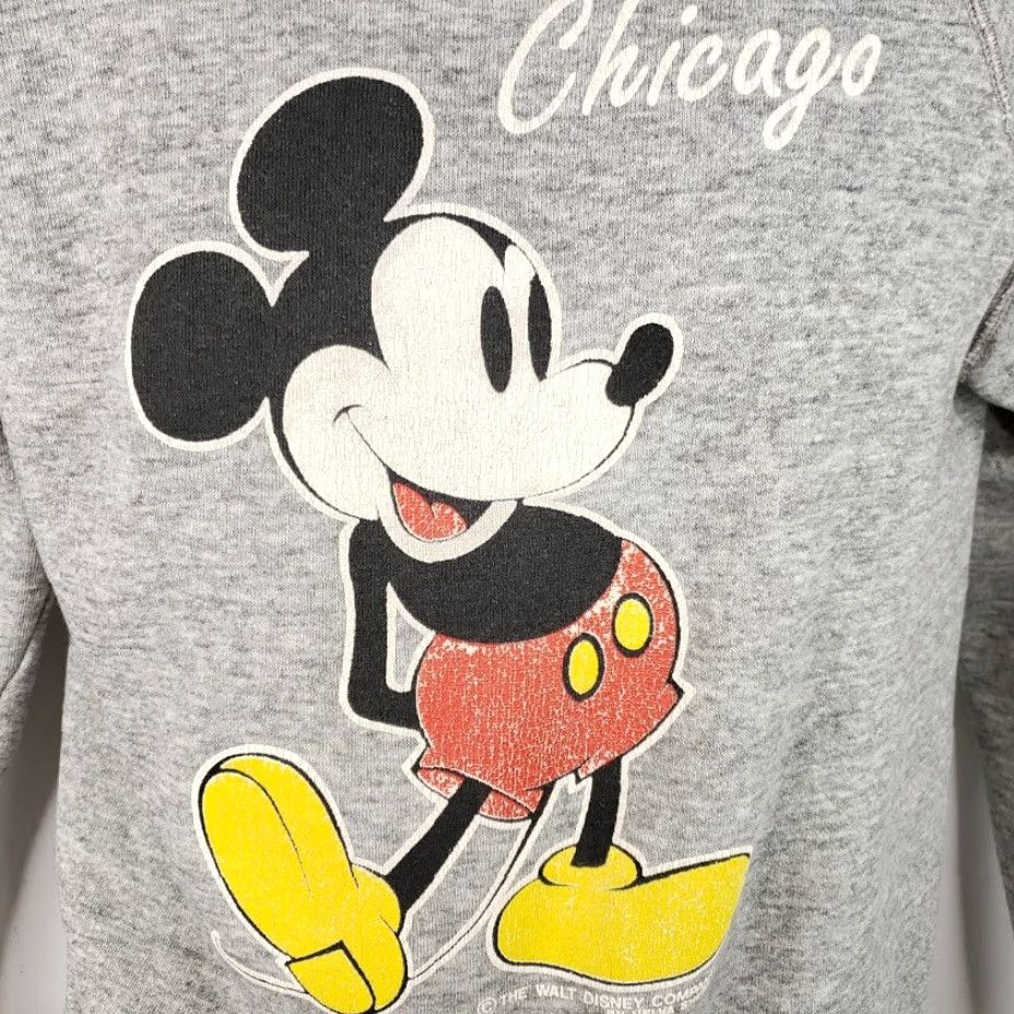 Velva Sheen VINTAGE Velva Sheen Mickey Mouse Sweatshirt Mens Small Size 80s Disney Chicago Made In USA Sweatshirt Crew Neck Gray Cotton Blend Long Sleeve Size US S / EU 44-46 / 1 - 3 Thumbnail