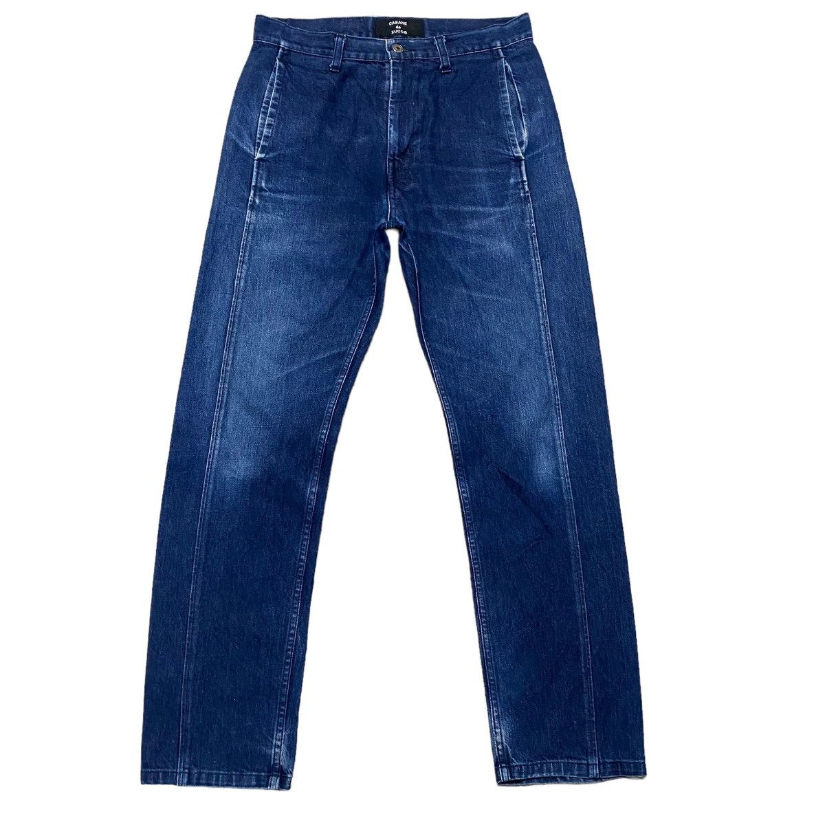 CABANE de ZUCCa Cabane De Zucca Denim Fatigue Pants Indigo Dye Size US 30 / EU 46 - 2 Thumbnail