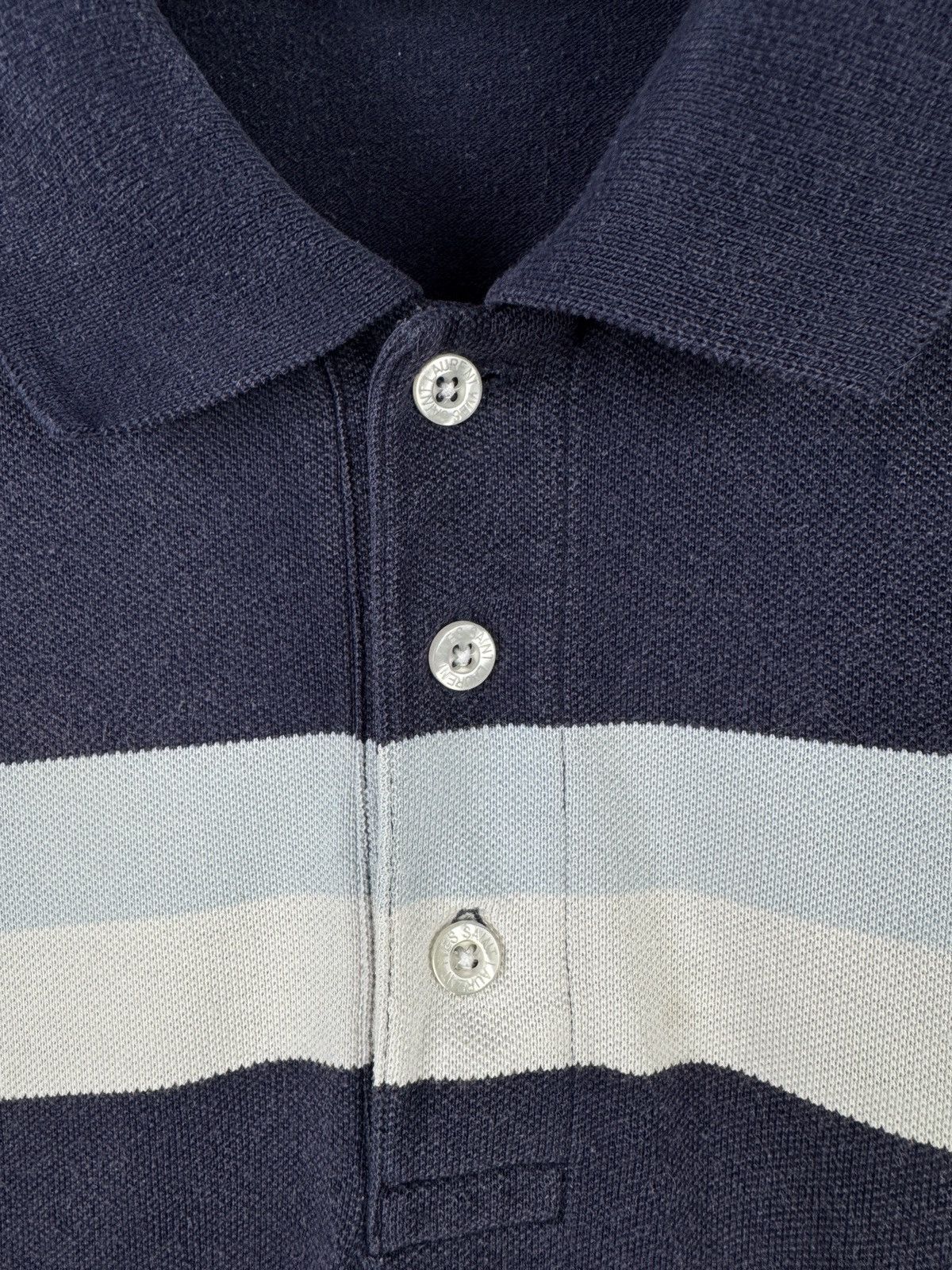 Yves Saint Laurent Men’s Yves Saint Laurent Striped Polo Shirt Size XXL Size US XXL / EU 58 / 5 - 6 Thumbnail
