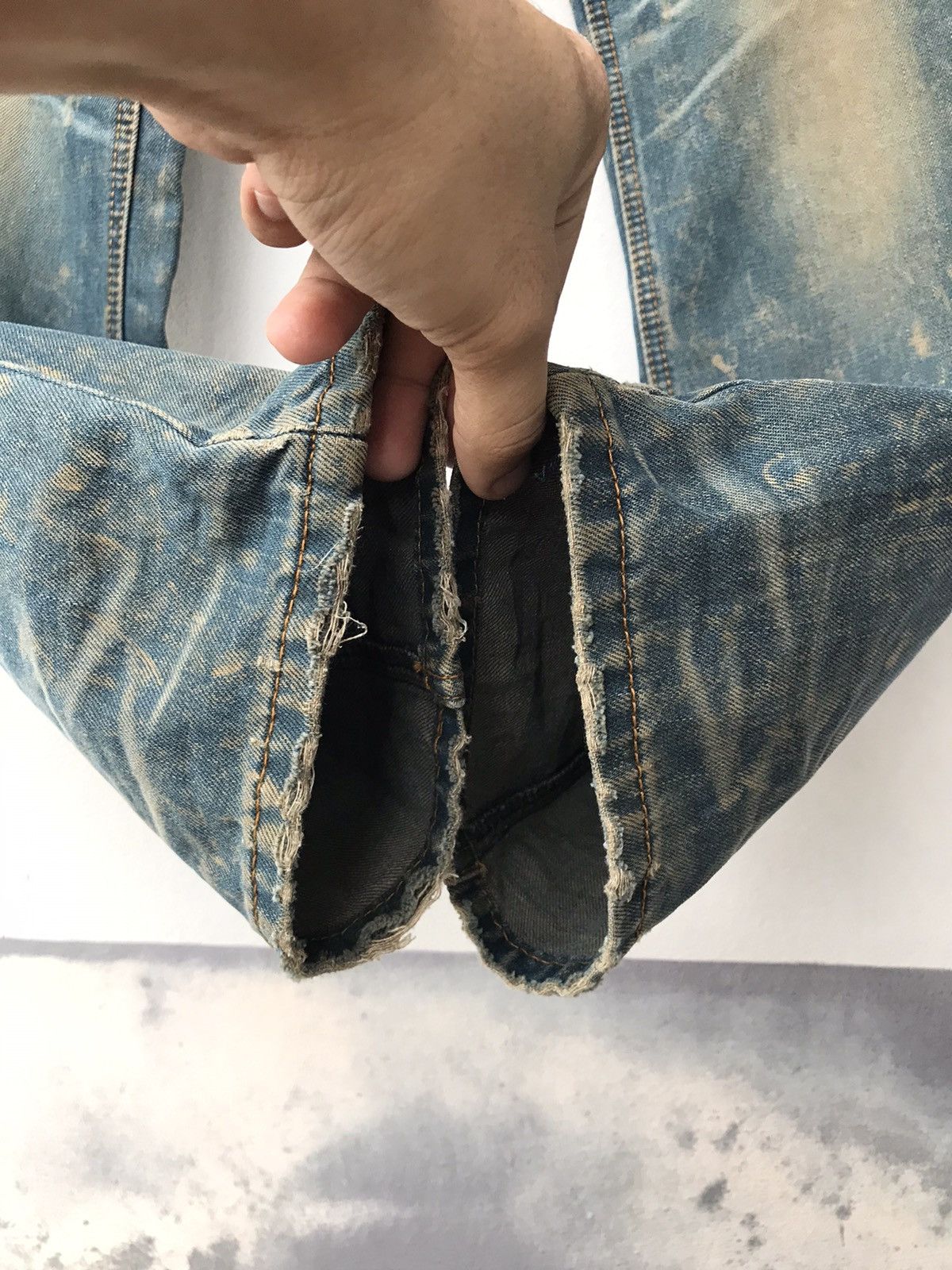 Vintage Vintage P.Turn Distressed Denim Size US 34 / EU 50 - 4 Thumbnail