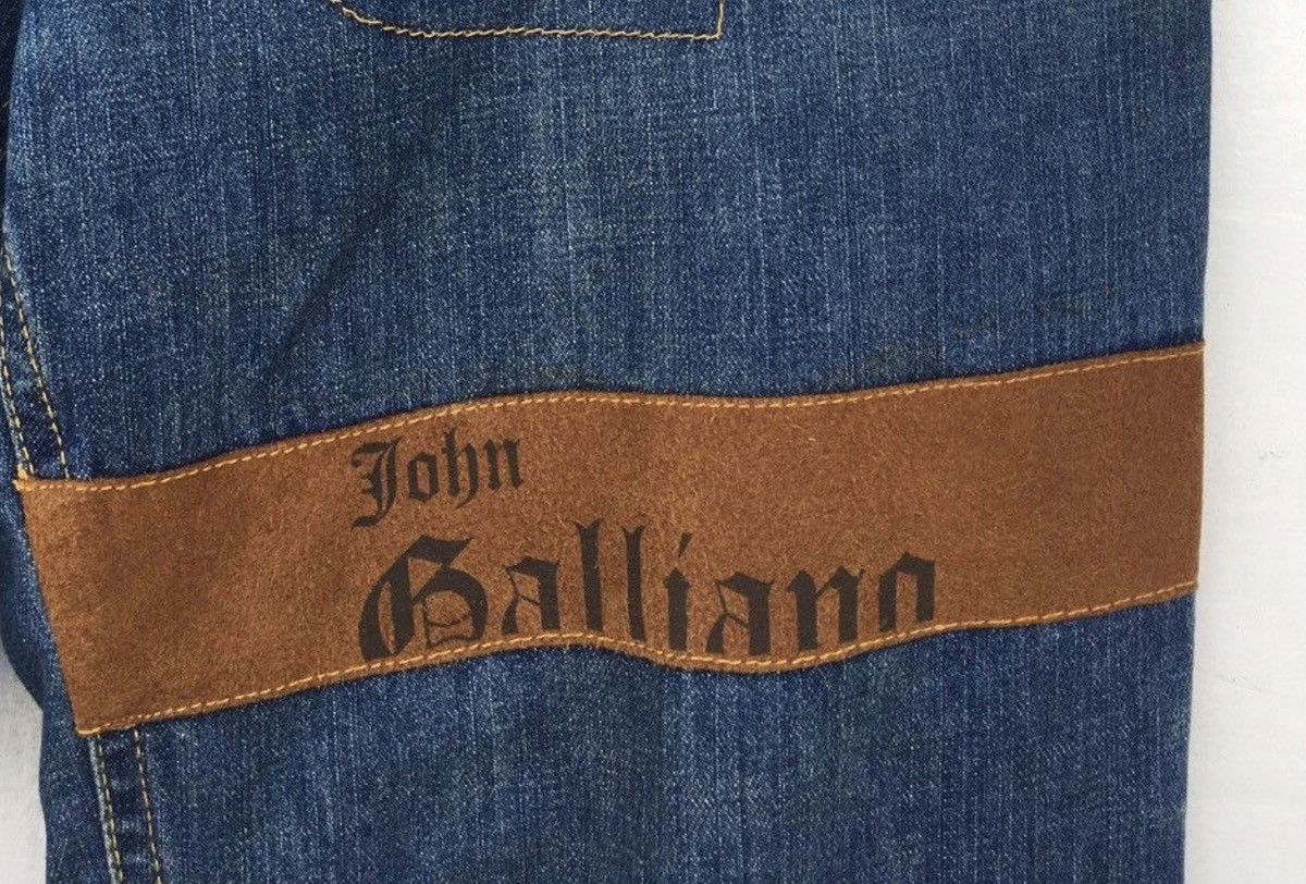John Galliano Rare Vintage John Galliano Spellout Denim/ Jeans Size US 36 / EU 52 - 25 Thumbnail