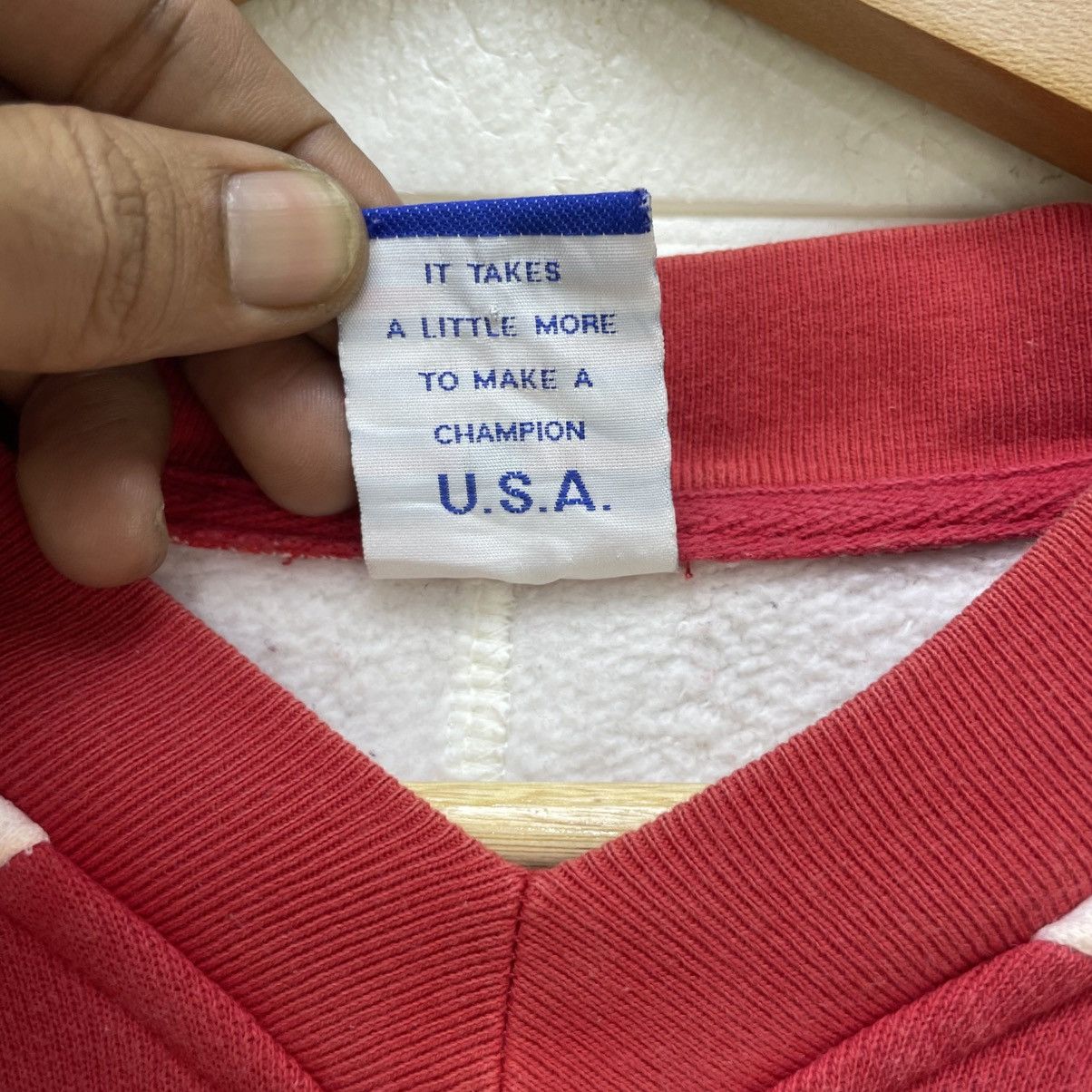 Champion 💥Vintage Champion Usa Big Logo Size US XL / EU 56 / 4 - 5 Thumbnail
