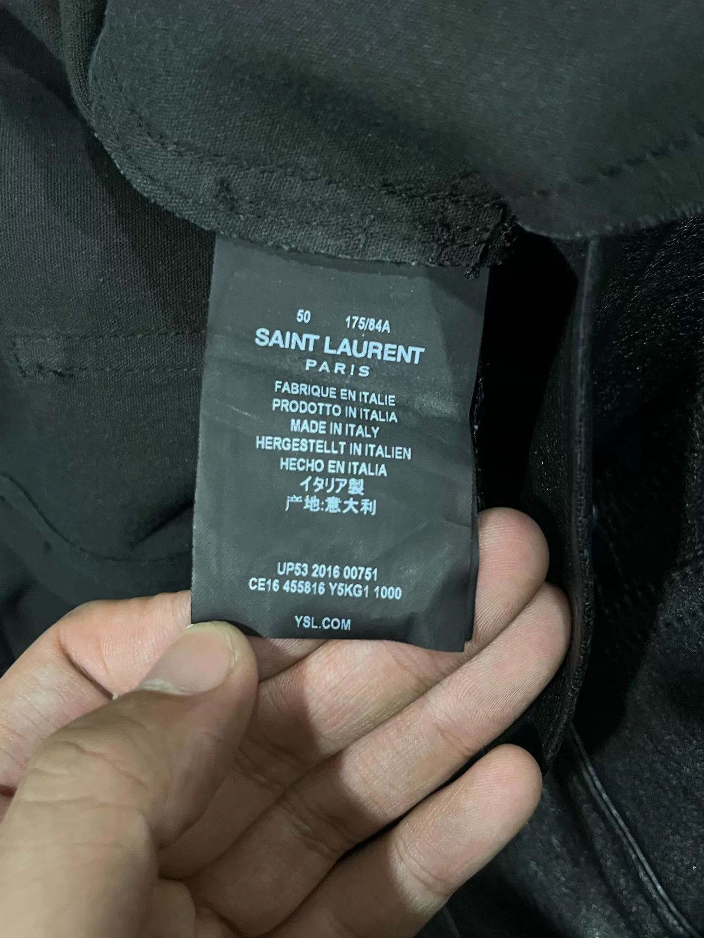 Saint Laurent Paris Saint Laurent Distressed Leather Pants Size US 34 / EU 50 - 8 Thumbnail