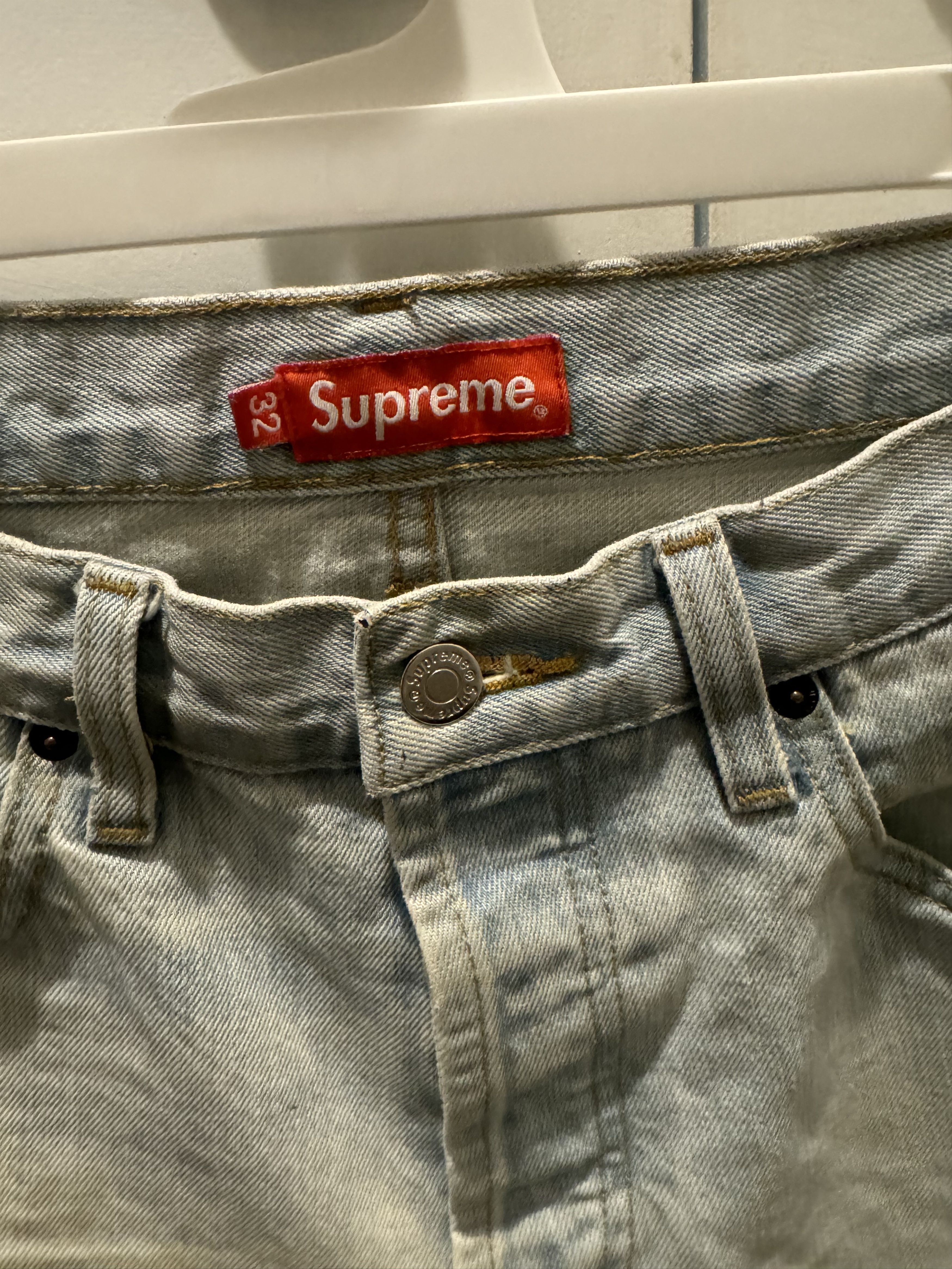 Supreme supreme denim jeans Size US 32 / EU 48 - 2 Thumbnail