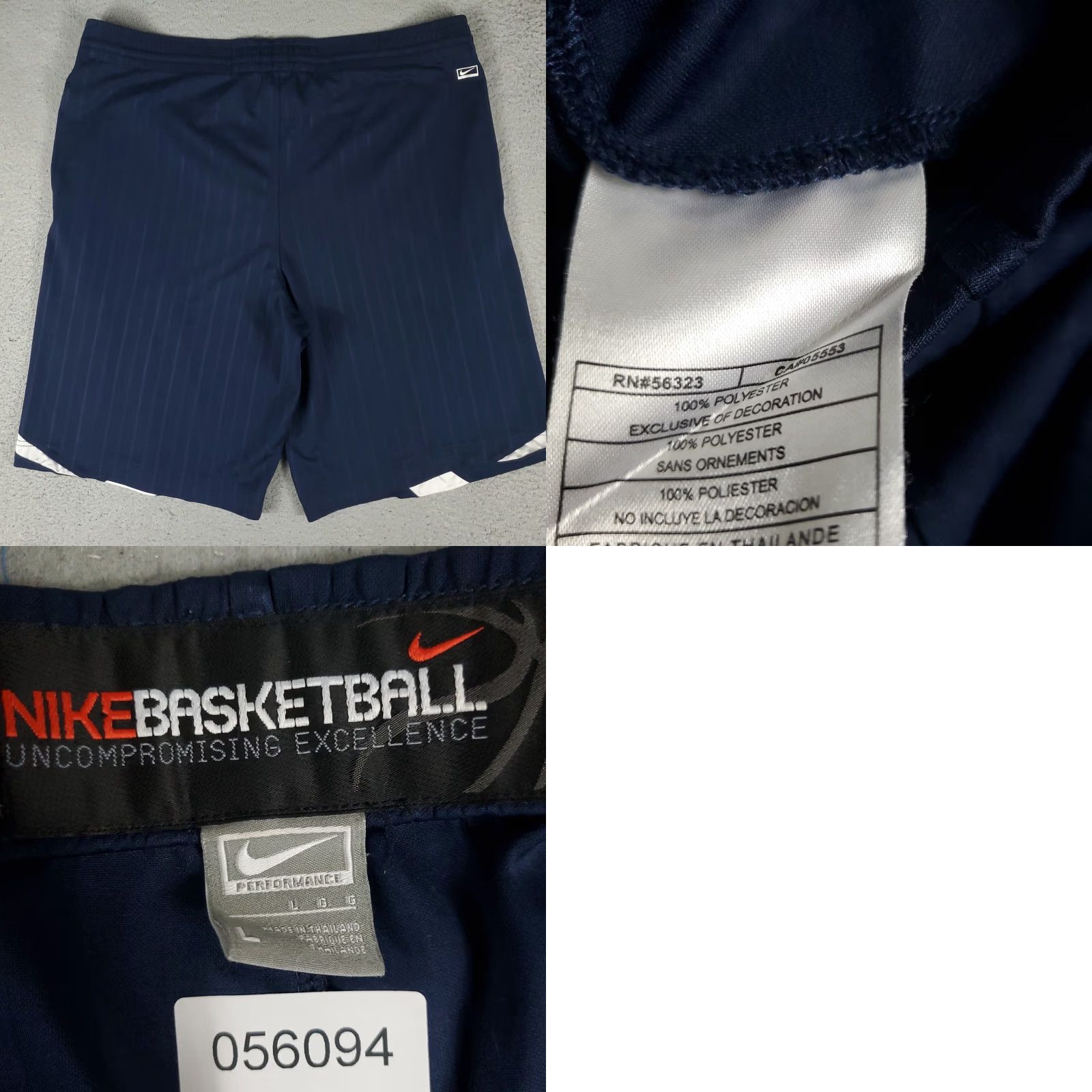 Nike Nike Shorts Mens Large Blue Vintage Y2K Swoosh Basketball Athletic Training * Size US 33 - 8 Thumbnail