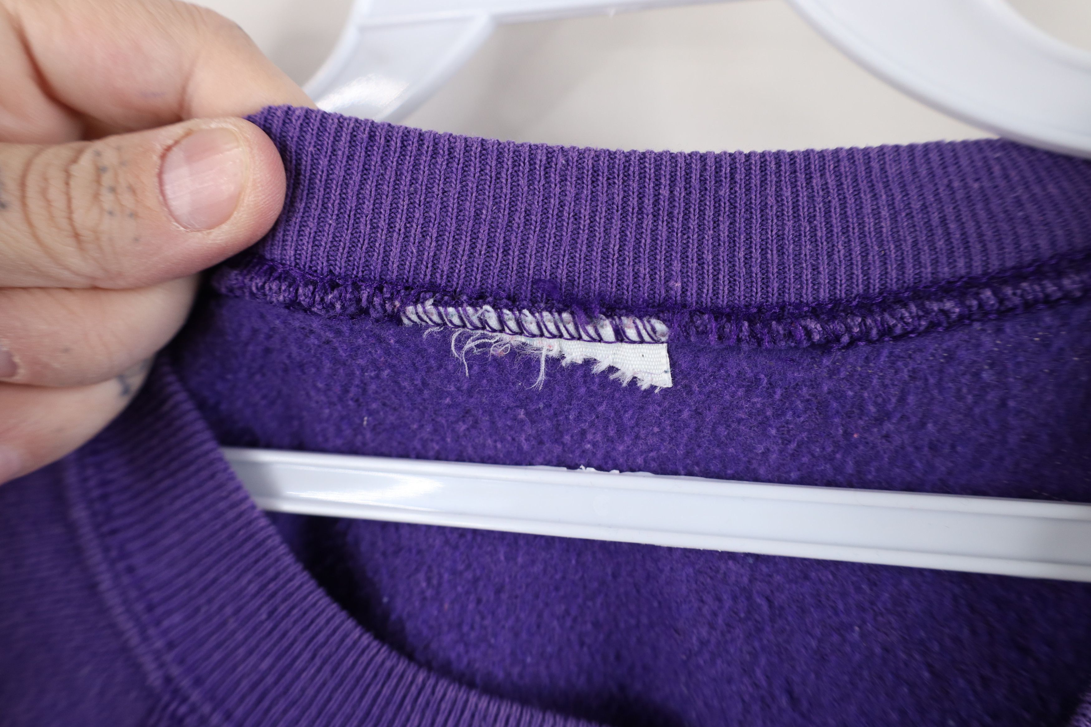 Vintage Vintage 90s Hills University Jaguars Sweatshirt Purple USA Size XL / US 12-14 / IT 48-50 - 7 Thumbnail