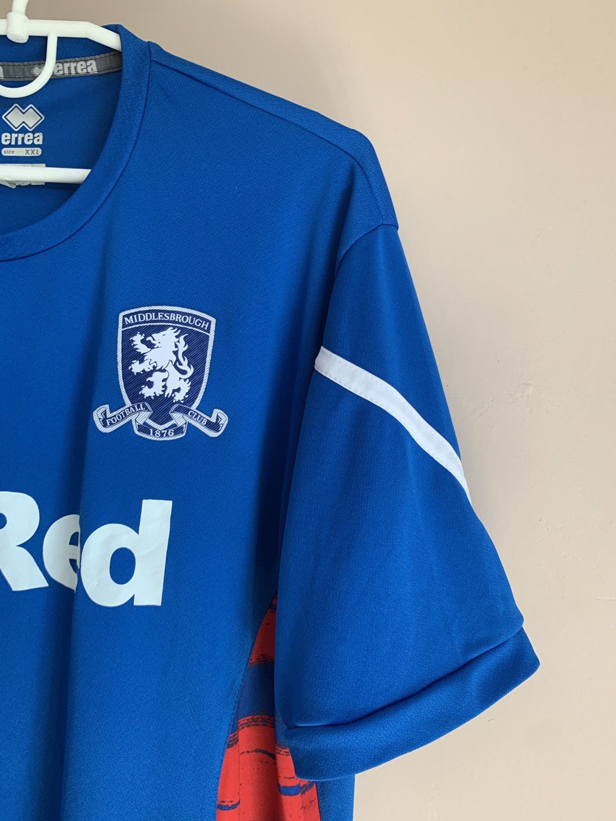 Errea Middlesbrough Football Shirt Errea Soccer Jersey Size XXL Size US XXL / EU 58 / 5 - 4 Thumbnail