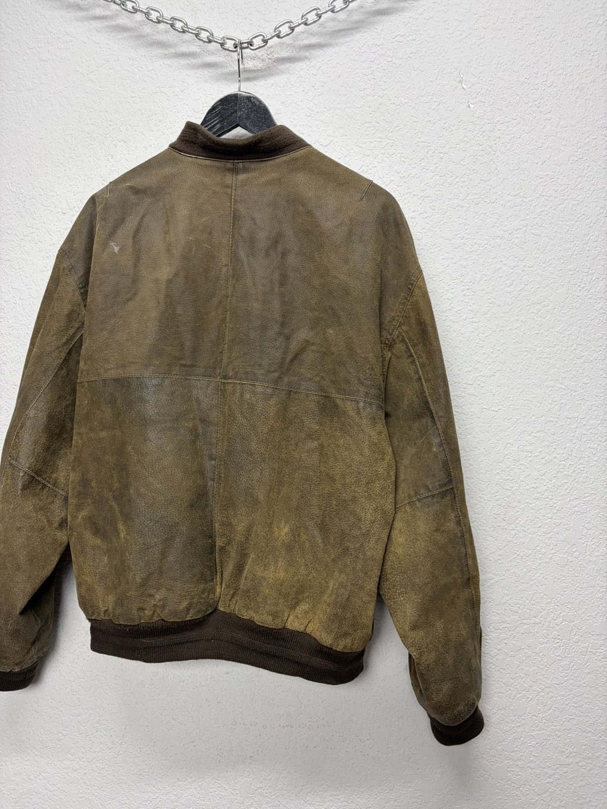 Hedi Slimane VTG Balenciaga Vibe Unicorn Air Mail Leather Fur Jacket 90s Size US M / EU 48-50 / 2 - 12 Thumbnail