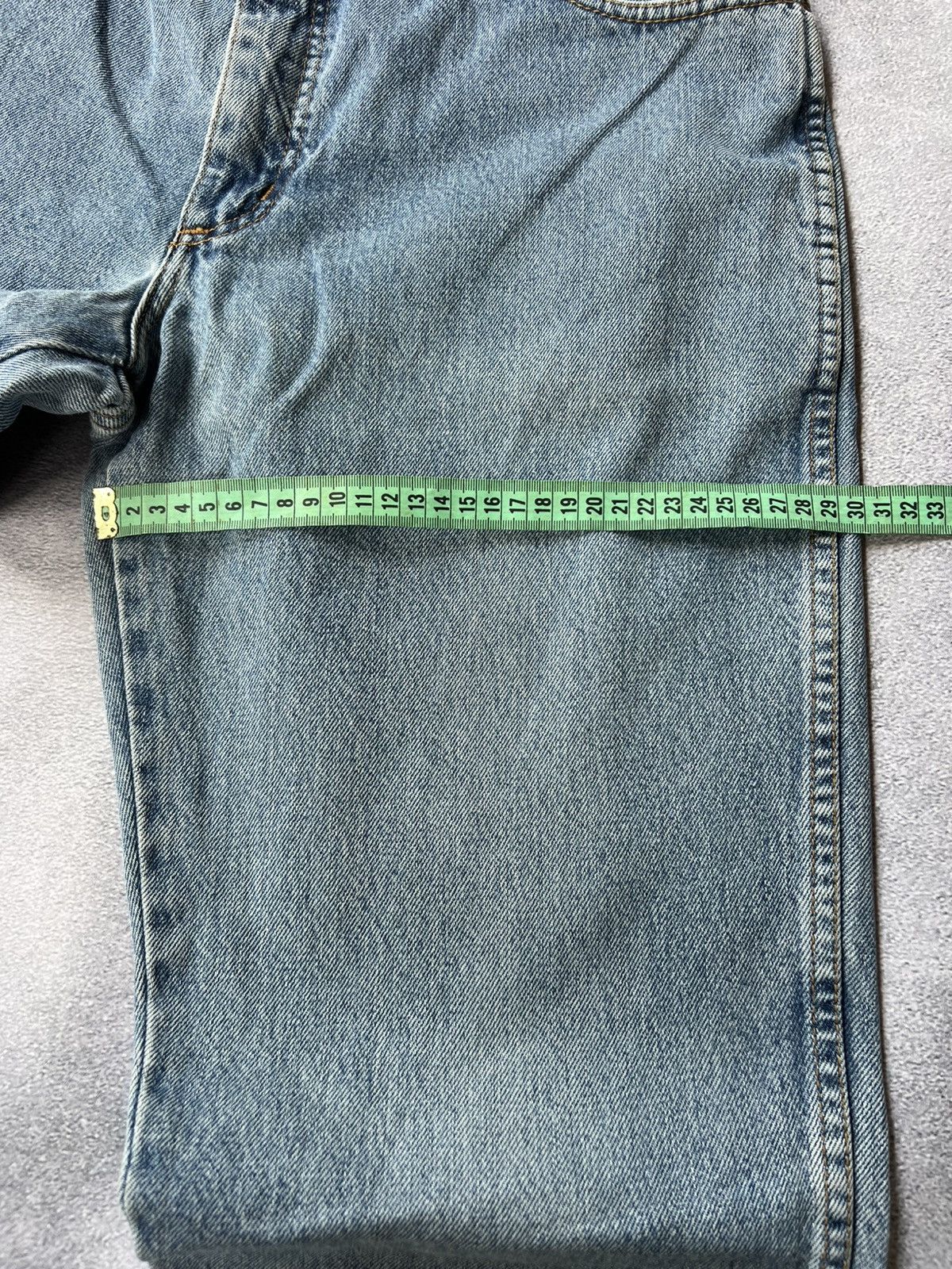 Wrangler 💙VINTAGE HYPE DISTRESSED y2k STYLE WRANGLER BLUE DENOM JEANS Size US 36 / EU 52 - 11 Thumbnail