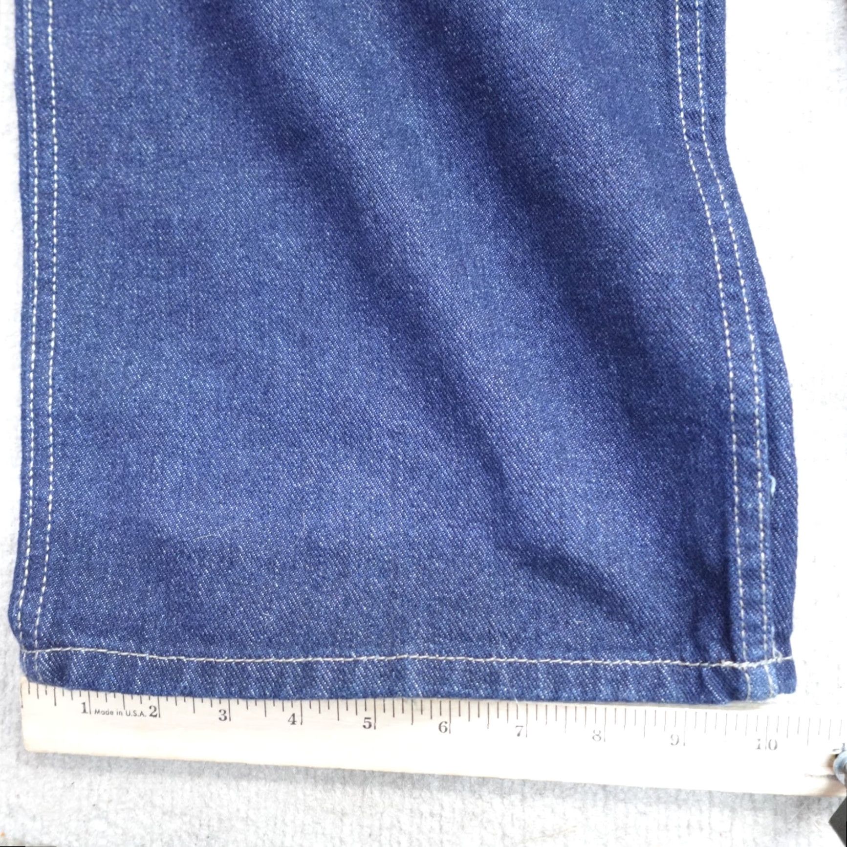 Ecko Unltd. VINTAGE Ecko Jeans 36 x 32 Blue Solid Carpenter Wide-Leg Denim Jeans Men 36 Blue Wide-Leg Cheers? Size US 36 / EU 52 - 7 Thumbnail