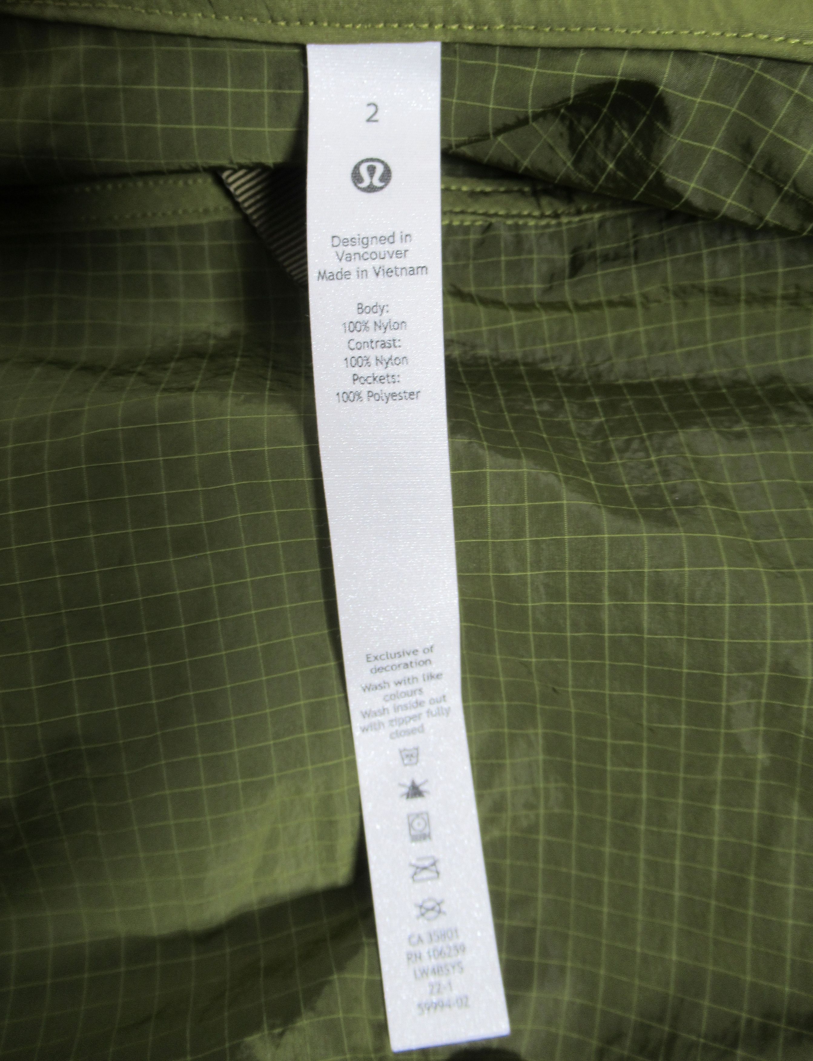 Lululemon Lululemon Ripstop Relaxed-Fit Jacket Juniper Green Size 2 Size XS / US 0-2 / IT 36-38 - 12 Thumbnail