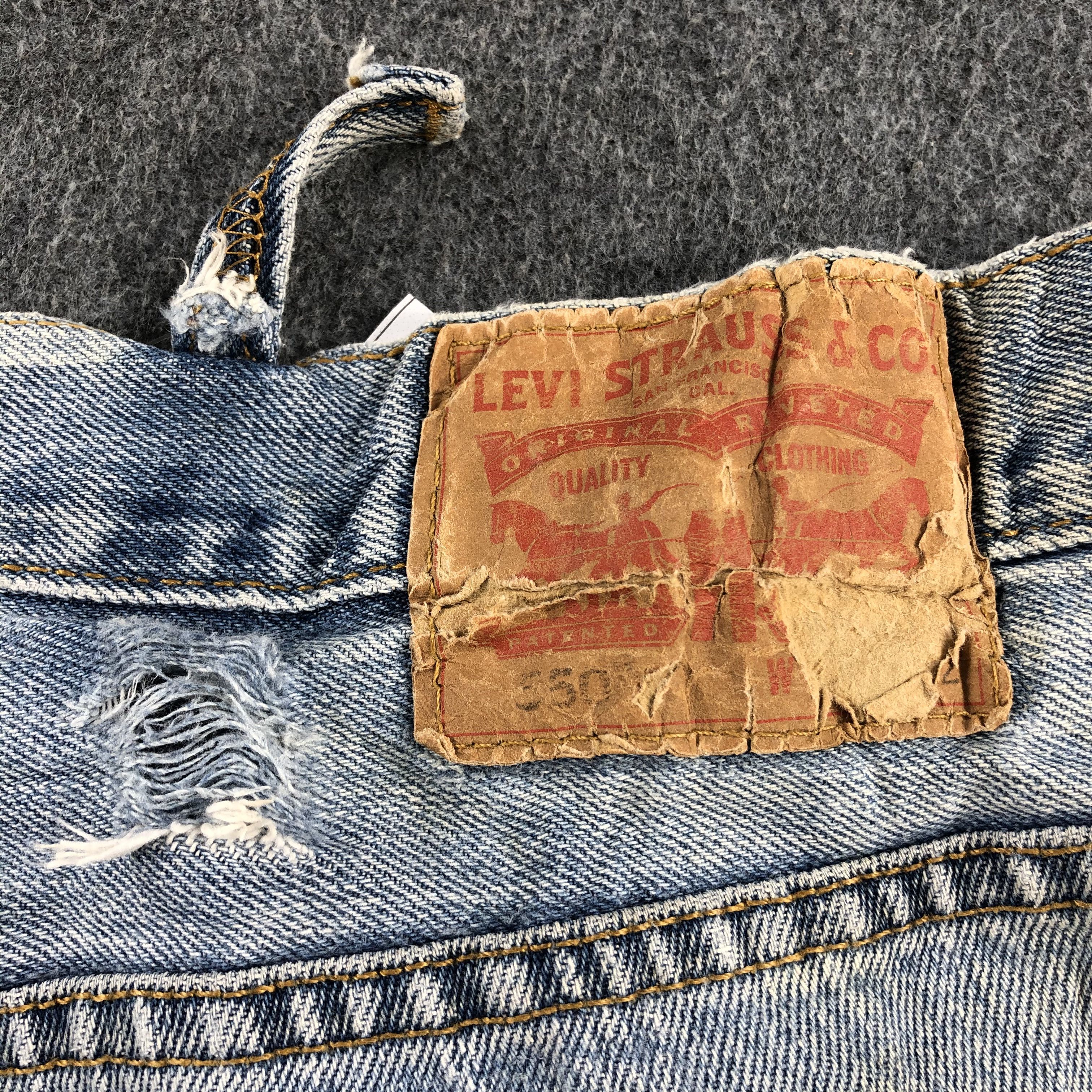 Levi's Vintage Blue Wash Levis 550 Jeans-J2633 Size US 40 / EU 56 - 5 Thumbnail