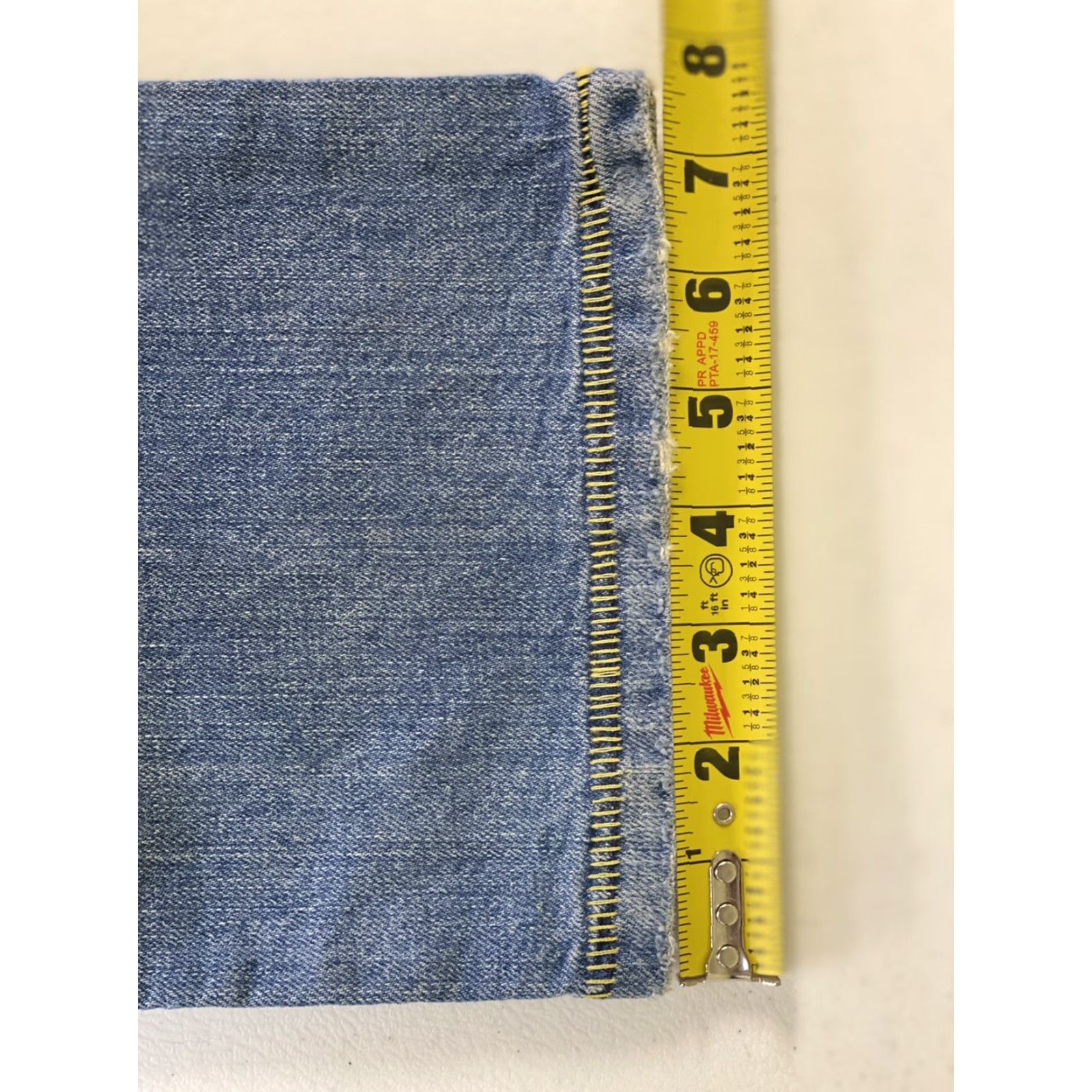 Denime VINTAGE Loomstate Jeans Bootcut Denim 30x34 Blue Low Rise Womens 30 Regular Girls? Size 30" / US 8 / IT 44 - 5 Thumbnail