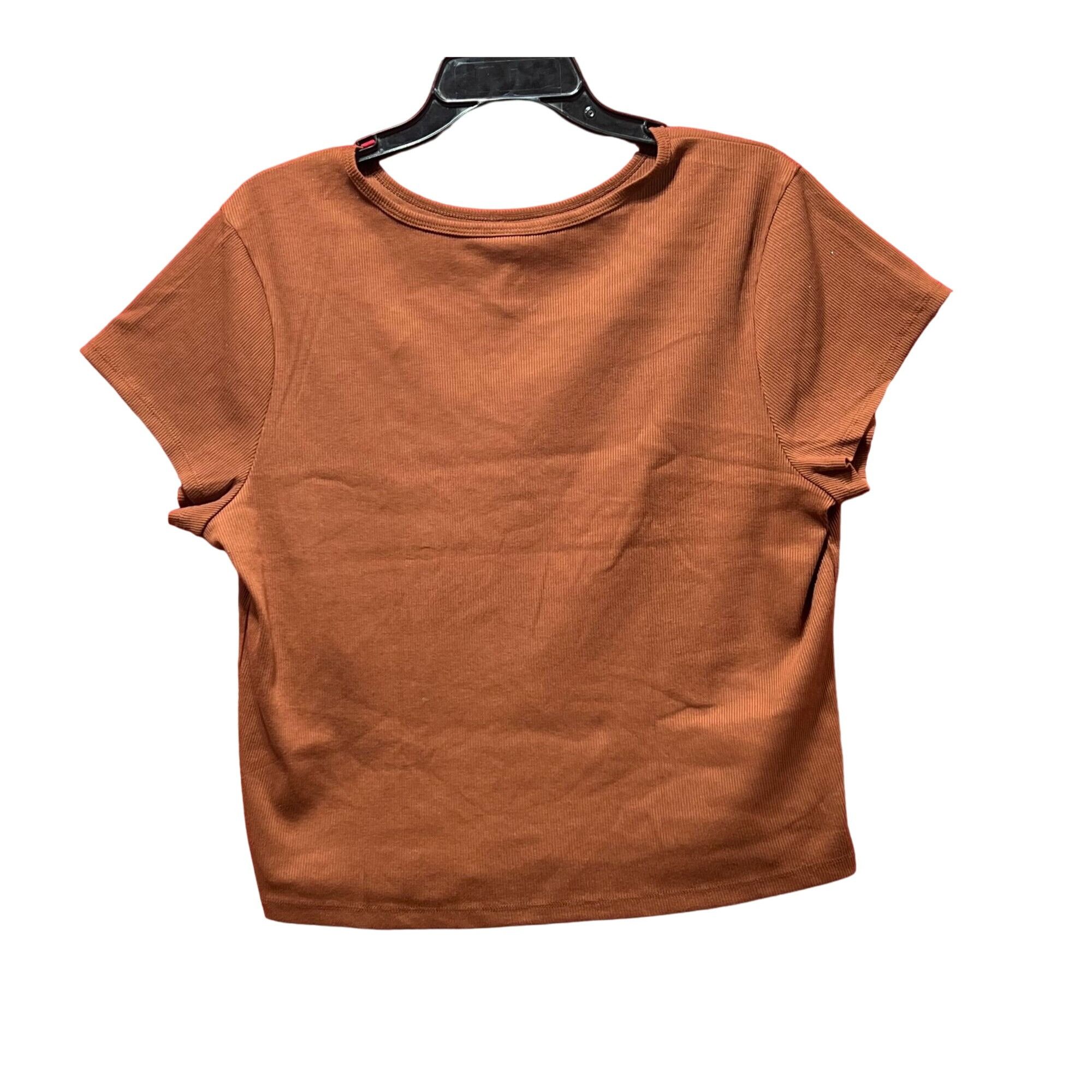 Other Wild Fable - Women's Round Neck Short Sleeve T-Shirt - Brown Size XXL / US 16-18 / IT 52-54 - 2 Thumbnail