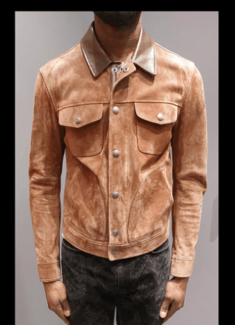 image of Tom Ford O1Loc1C0324 Tfl611Sz Outwear Jacket In Camel, Men's (Size Medium)