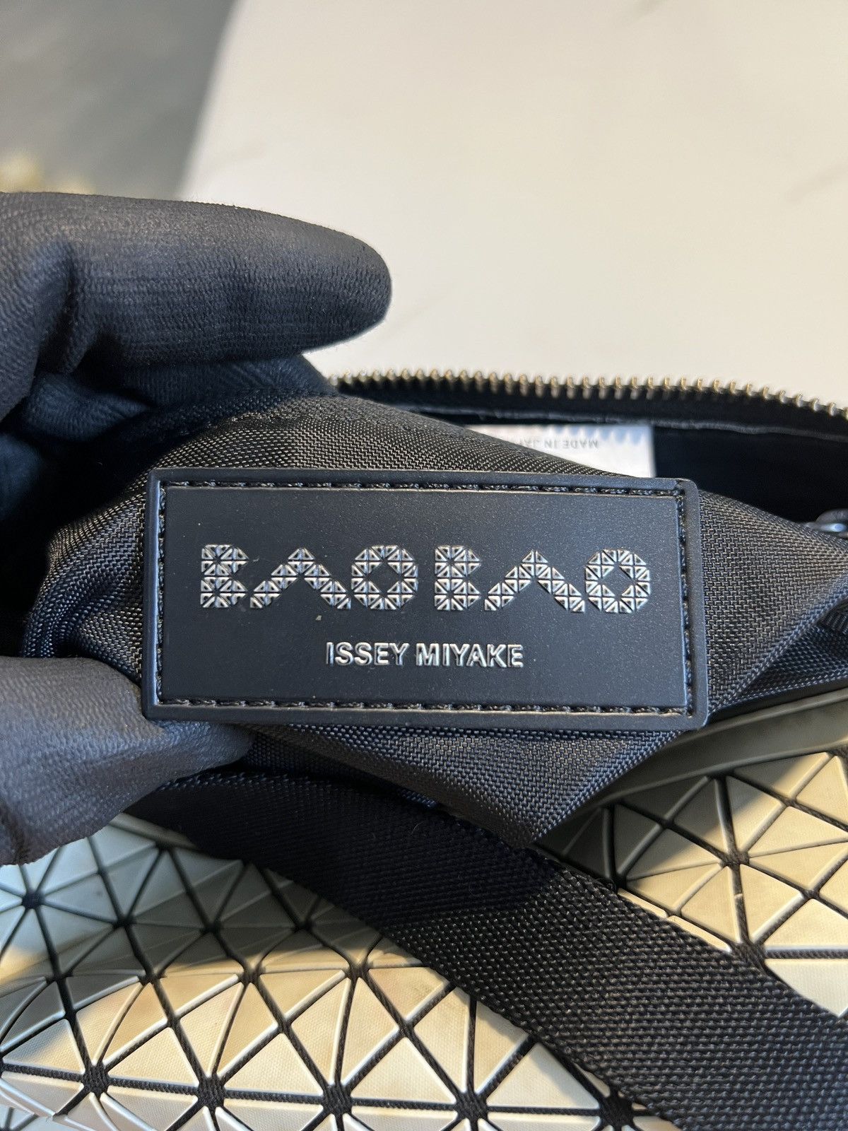 Issey Miyake Bao Bao Issey Miyake Geometric Saddle Bag Desinger Handbag Size ONE SIZE - 13 Thumbnail