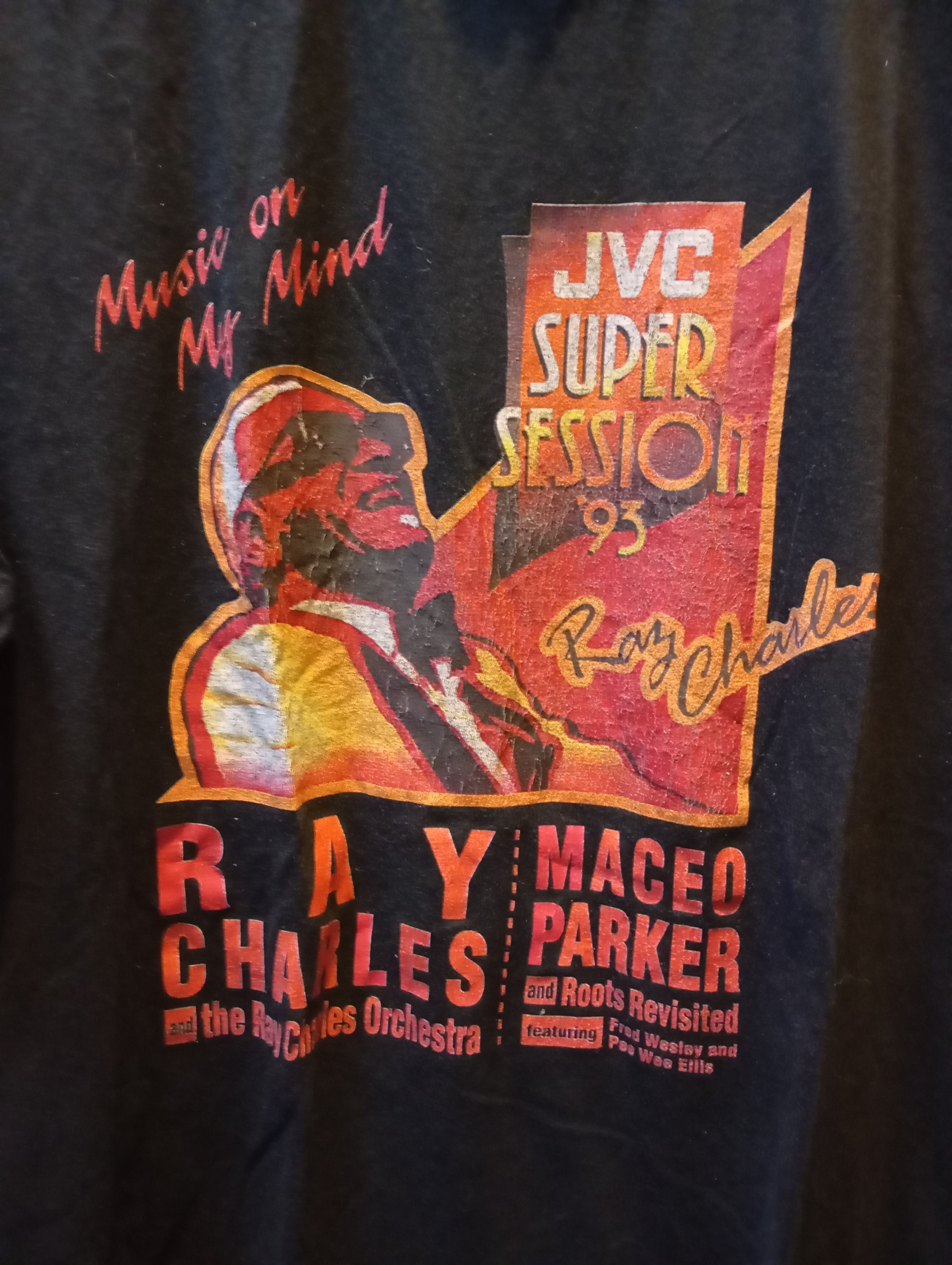 Band Tees × Vintage Vintage Ray Charles JVC Super Session 93 Size US M / EU 48-50 / 2 - 4 Thumbnail