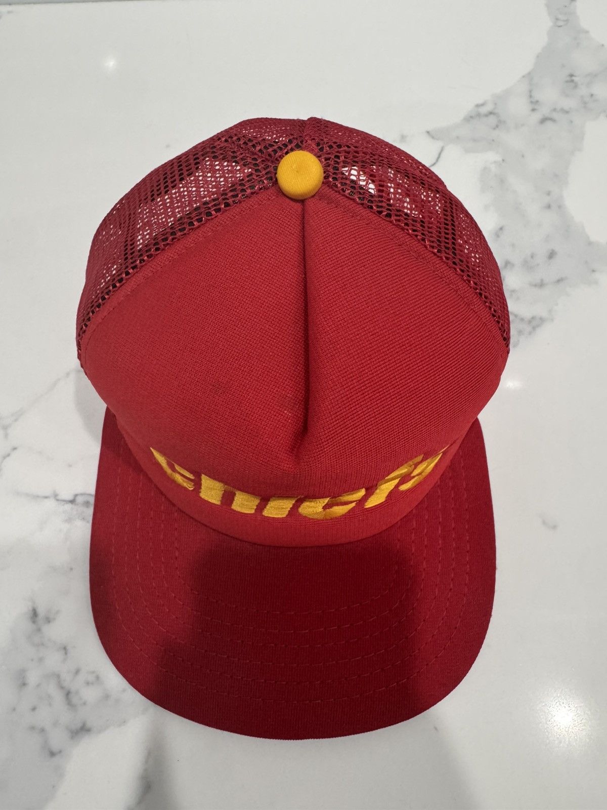 NFL Vintage 80’s Kansas City Chiefs Script Spellout Snapback Hat Size ONE SIZE - 7 Thumbnail