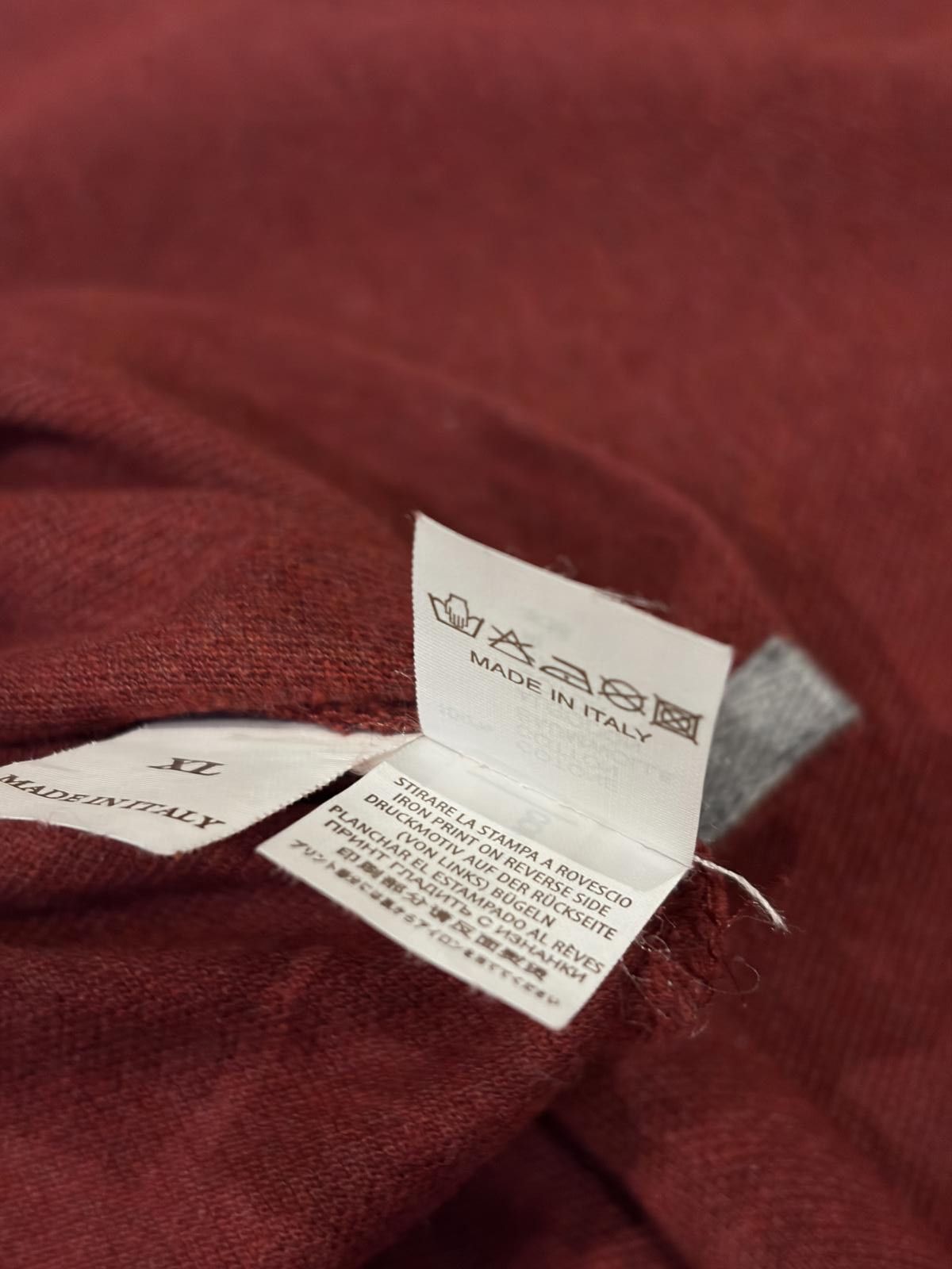 Brunello Cucinelli Brunello Cucinelli Dusty Rose Long-Sleeve Polo Size US XL / EU 56 / 4 - 7 Thumbnail