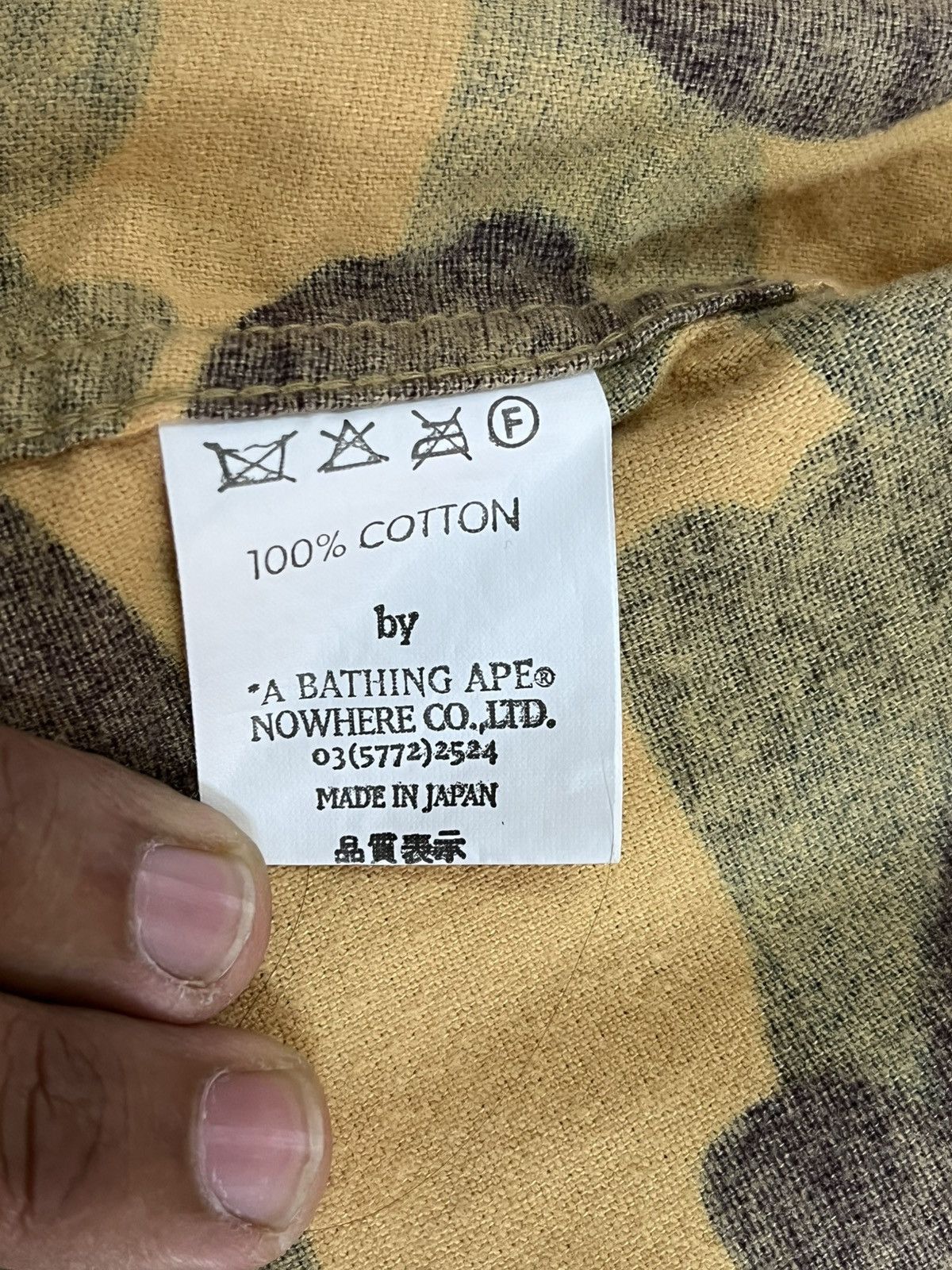 Bape Vintage Ape 1st camo Button Up Long Sleeve T-Shirt Size US XS / EU 42 / 0 - 11 Thumbnail