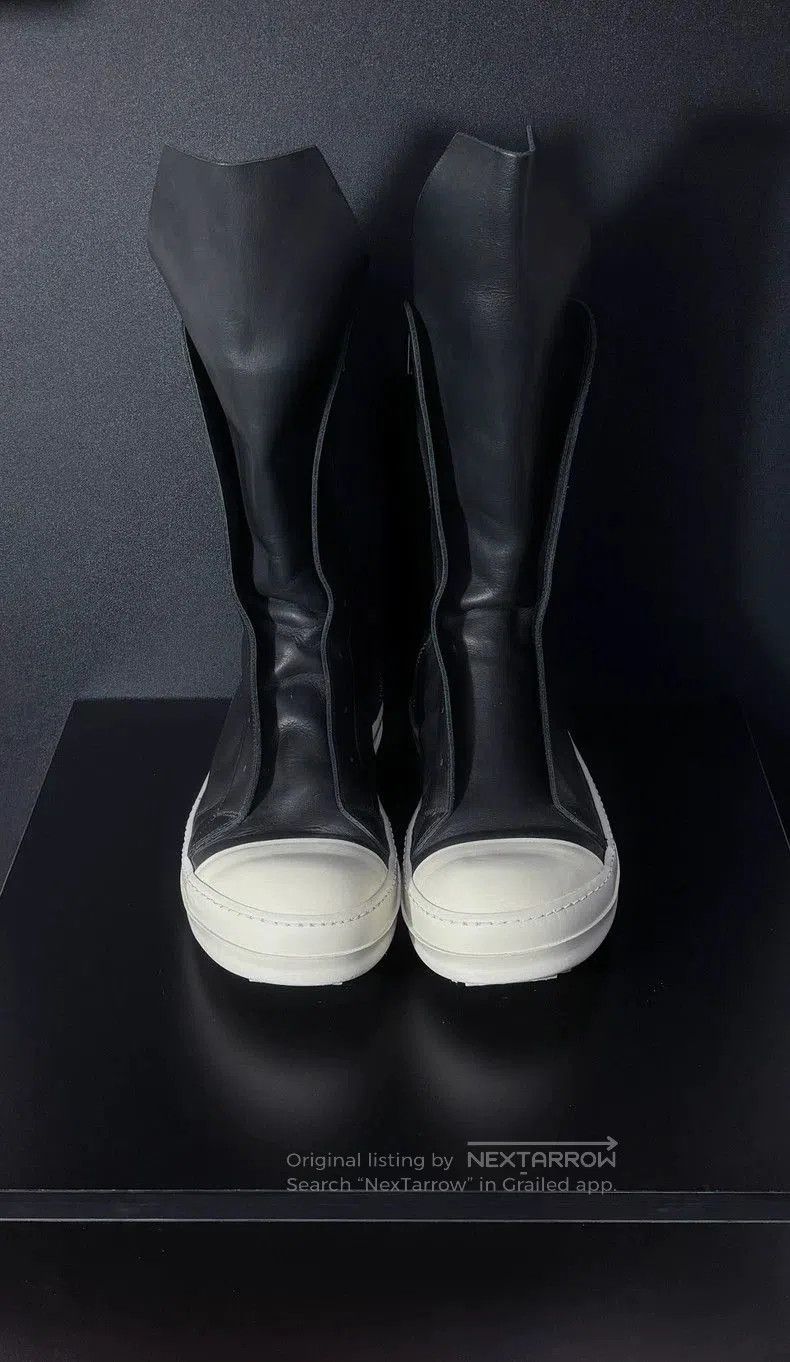Rick Owens Rick Owens Ro Main Line Leather Long Tongue Chuck Taylor Bo Size US 7.5 / EU 40-41 - 2 Thumbnail