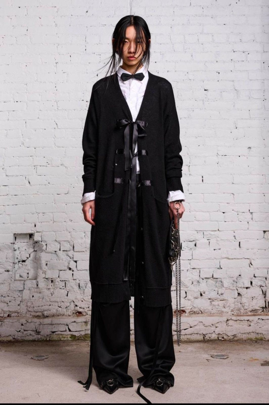 R13 Tape Tie Long Cardigan. Small Size S / US 4 / IT 40 - 2 Thumbnail