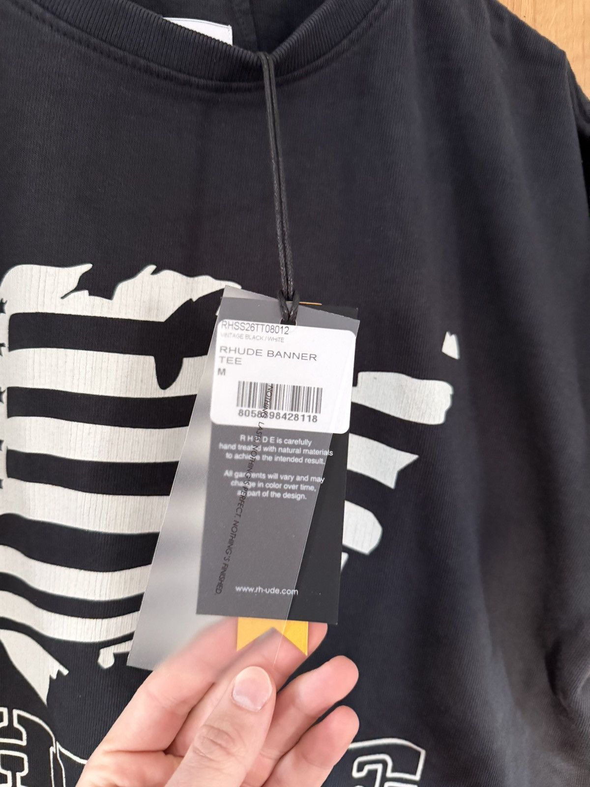 Rhude Rhude Banner Tshirt ss26 Size US M / EU 48-50 / 2 - 4 Thumbnail