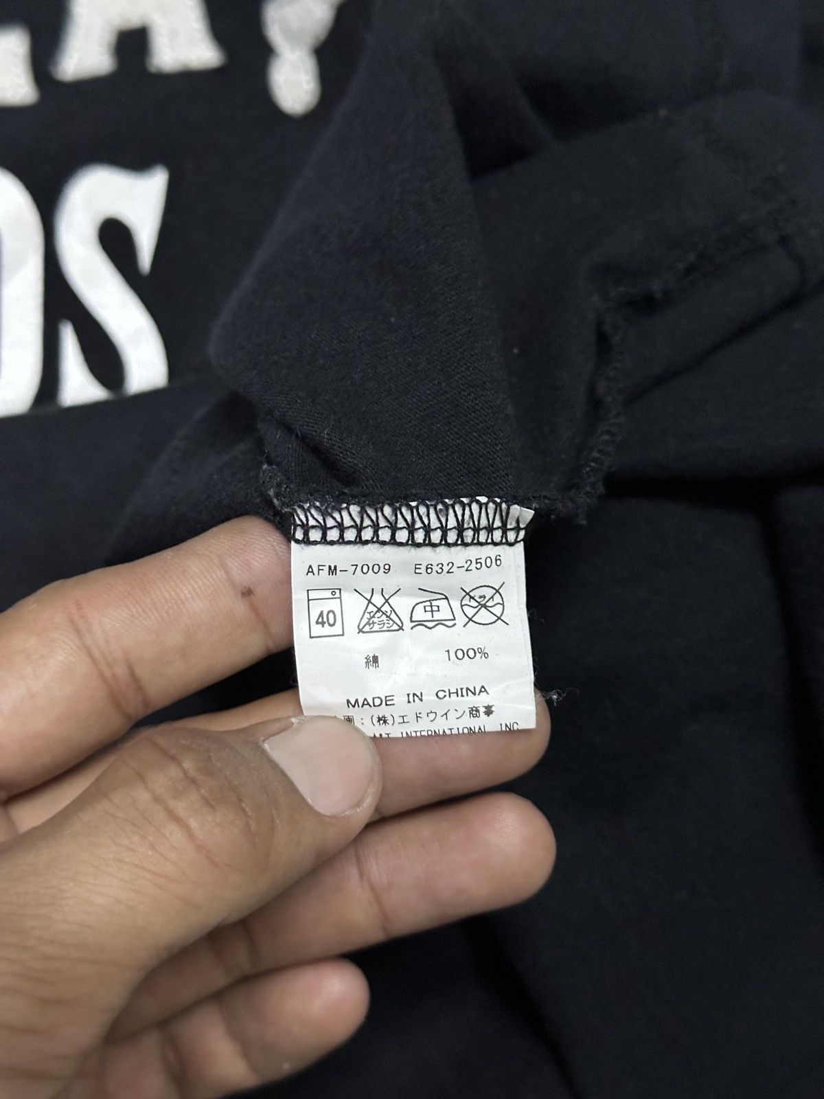 Japanese Brand Vintage y2k💥 Edwin x Skull Factory L/Slleve 💥 Size US XL / EU 56 / 4 - 5 Thumbnail