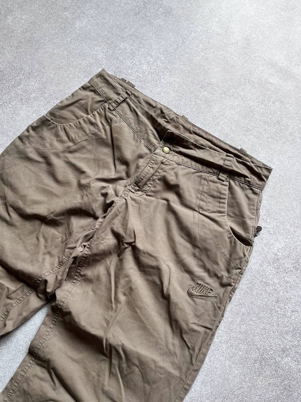 Nike × Vintage Vintage Nike Baggy Avantgarde Cargo Pants 32 Y2K Size US 32 / EU 48 - 2 Thumbnail