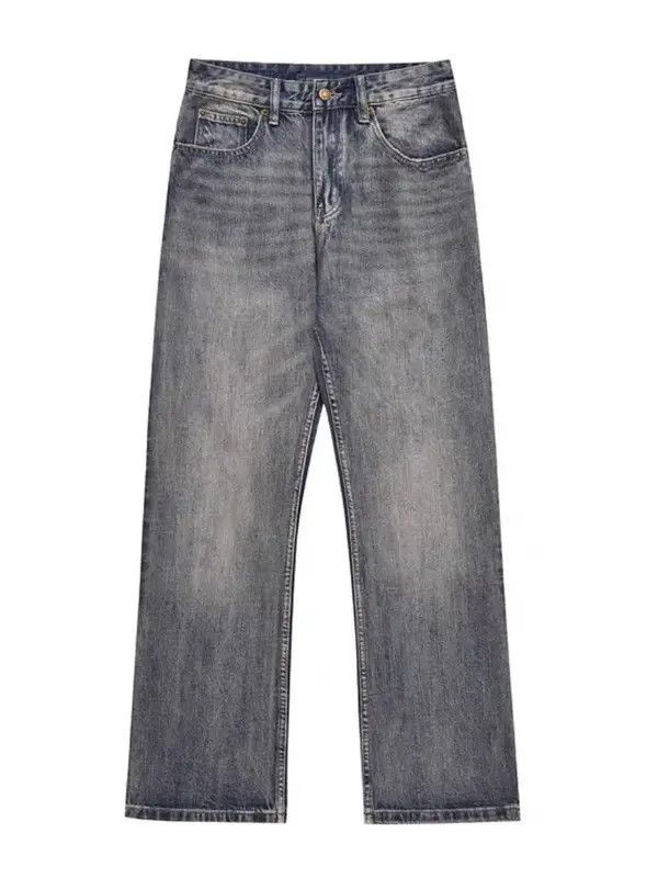 VIBE Washed distressed micro-flare retro baggy jeans Size US 34 / EU 50 - 5 Thumbnail