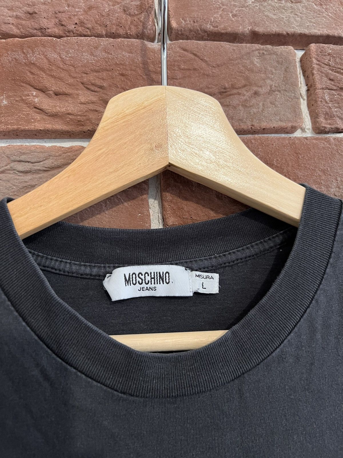 Moschino Vintage 90s Moschino Jeans Devil Cupid Long Sleeve Tshirt L Size US L / EU 52-54 / 3 - 5 Thumbnail