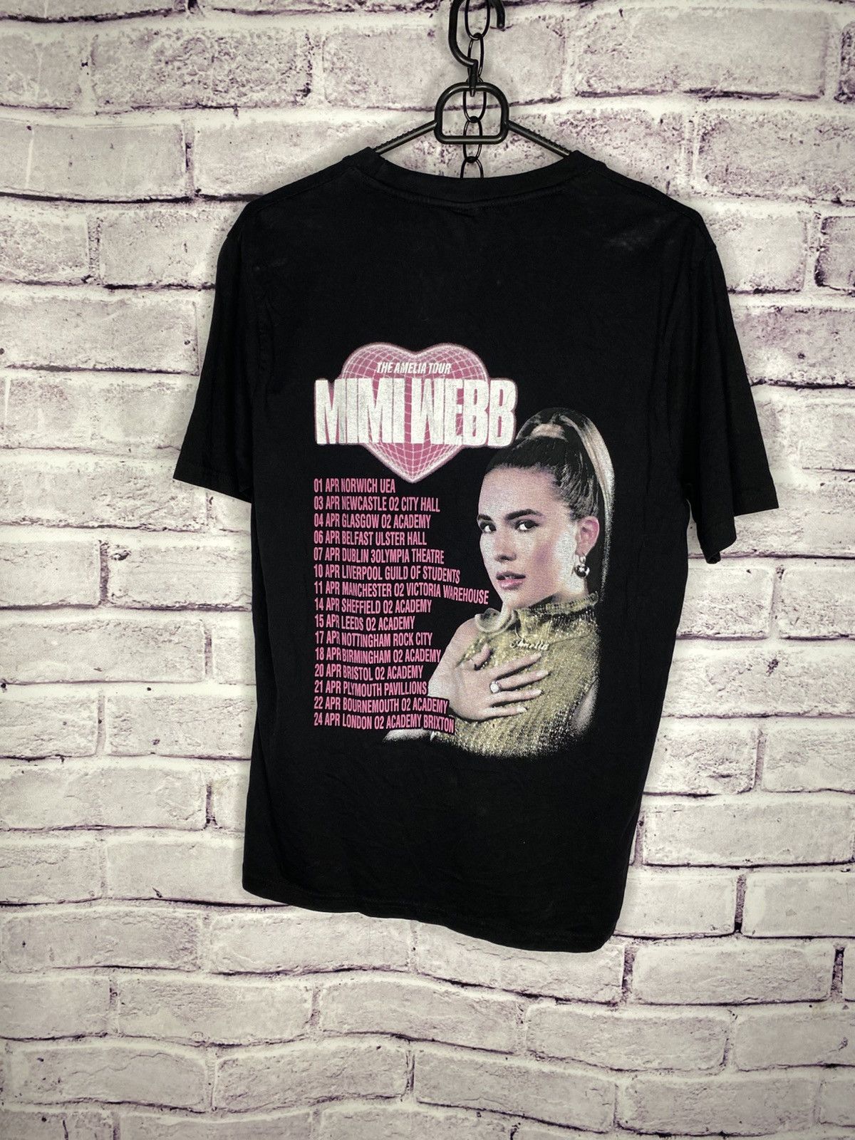 Band Tees Men's T-Shirt The Amelia Tour Mimi Webb Tour Rock Tee Size US M / EU 48-50 / 2 - 12 Thumbnail
