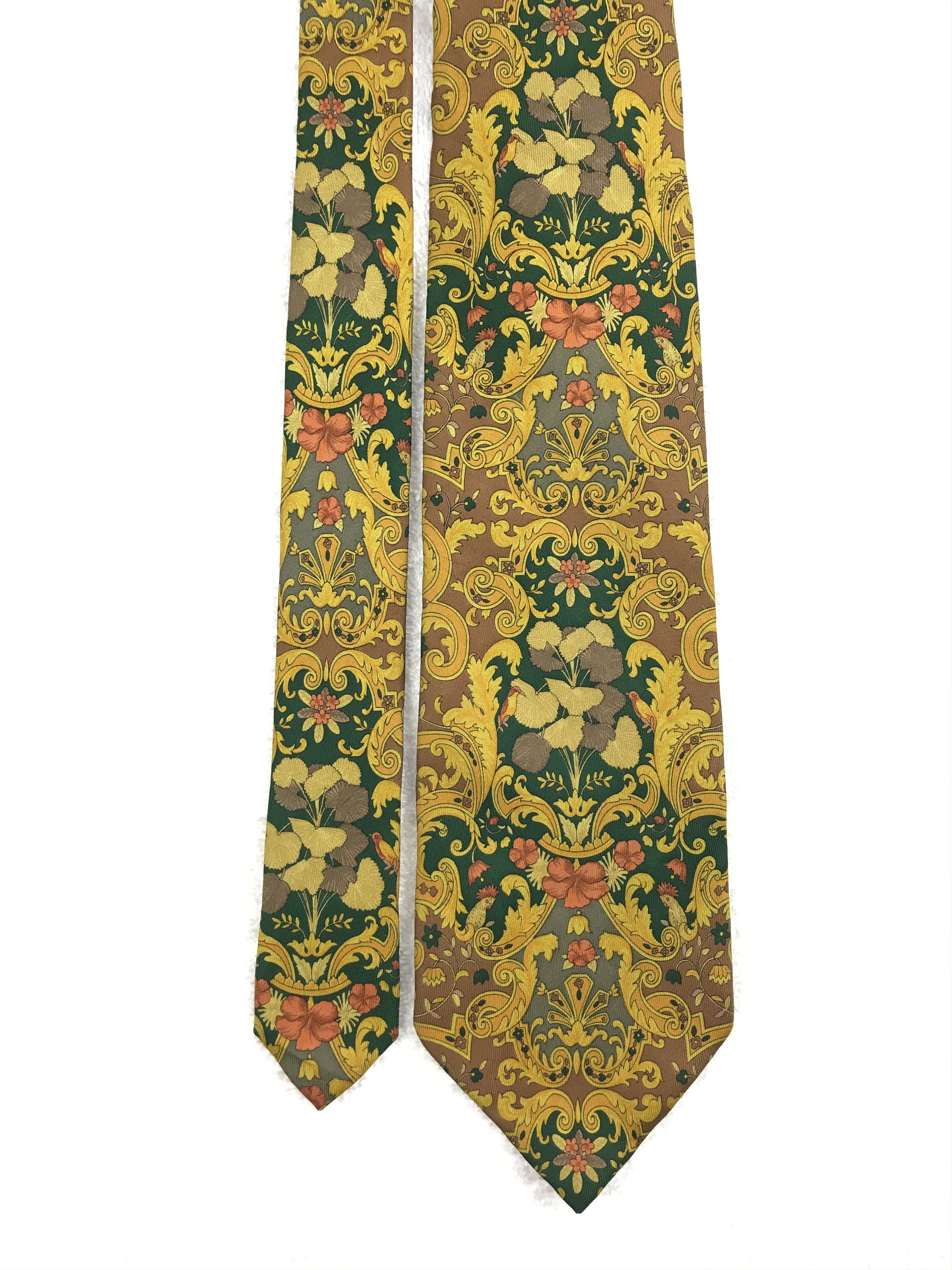 Vintage Vintage Spadacini Silk Necktie Size ONE SIZE - 3 Thumbnail