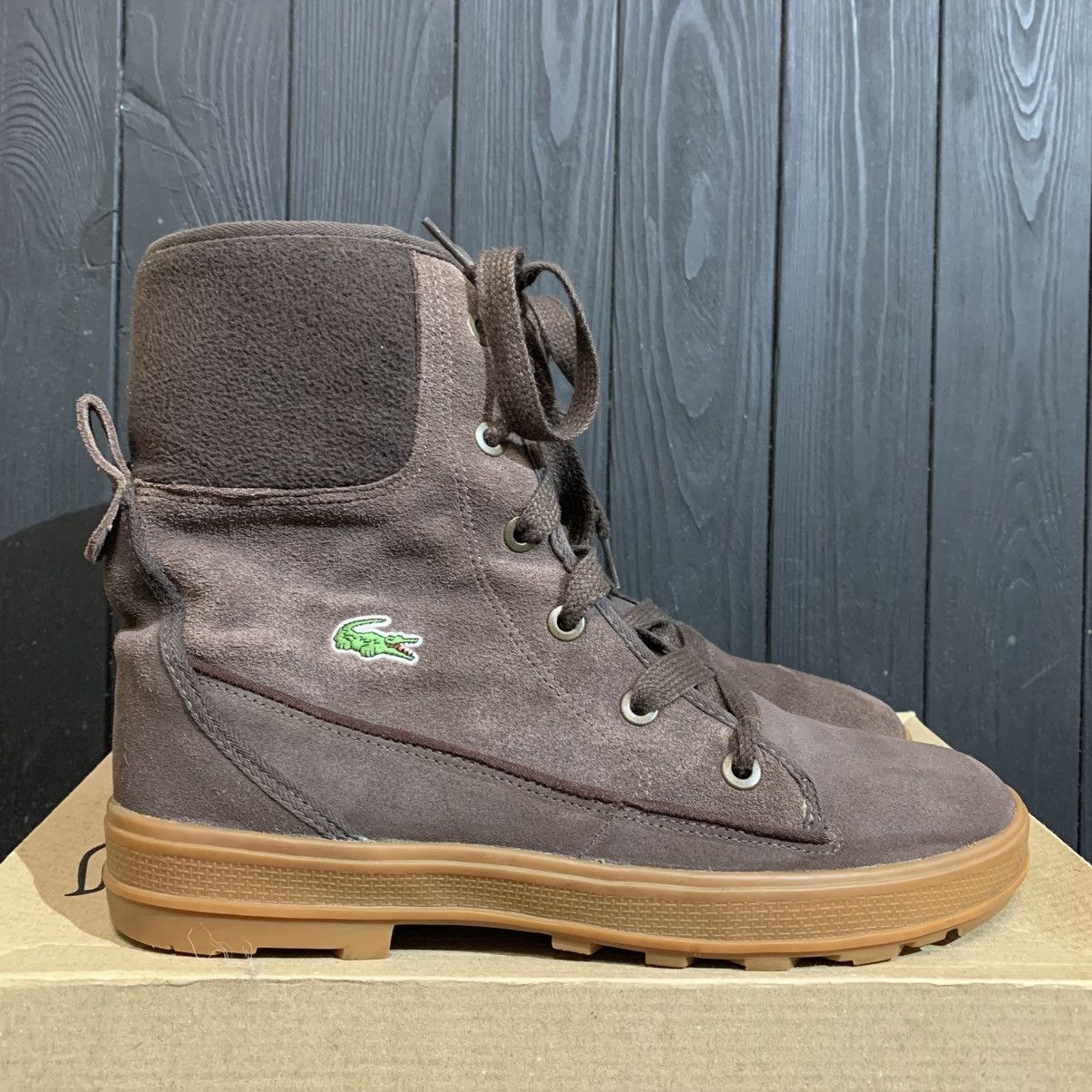 Lacoste × Vintage Vintage Lacoste Men’s Boots Size 7.5 UK 41 EU 26 cm Size US 7.5 / EU 40-41 - 1 Thumbnail