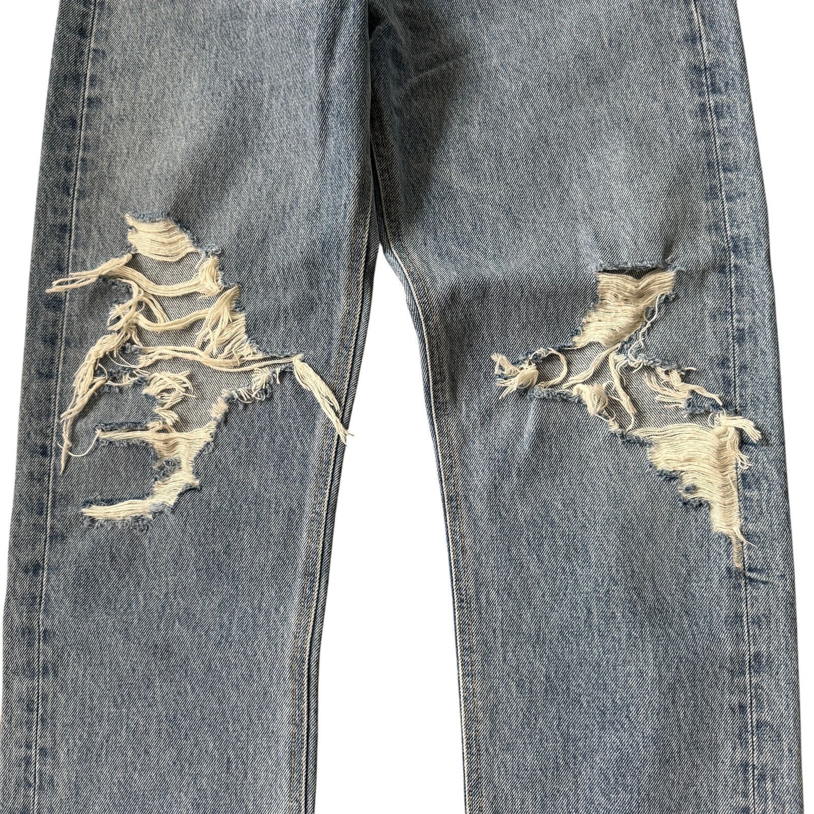 Agolde AGOLDE 90s Mid Rise Loose Fit Jeans Fall Out Distressed Size 24" / US 00 / IT 34 - 5 Thumbnail
